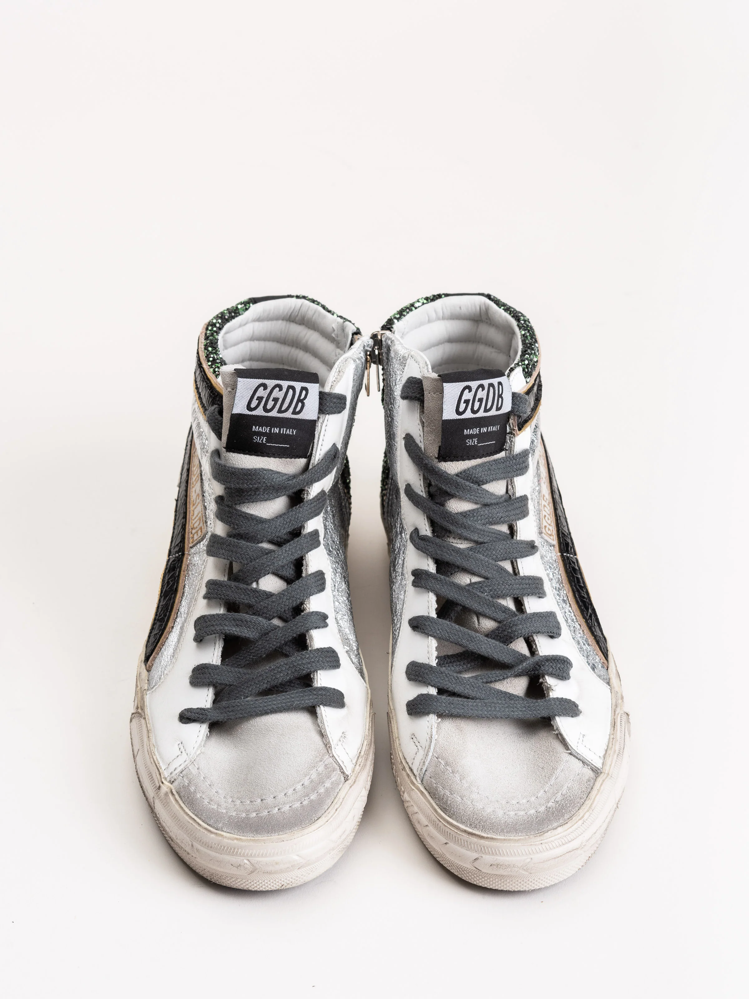 slide sneakers - half silver/ice star - Image 4