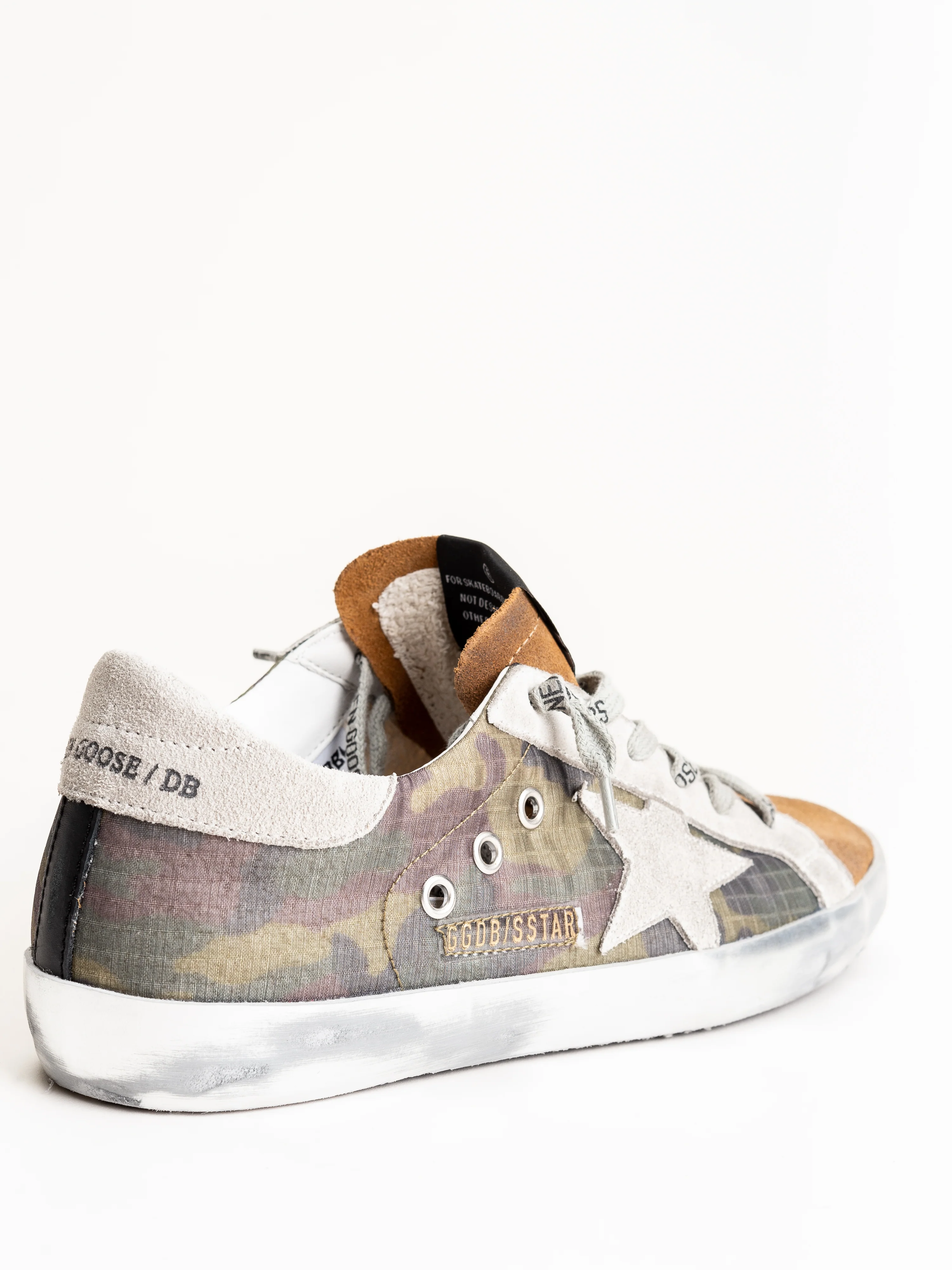 superstar sneaker - camouflage-coffee suede - Image 3