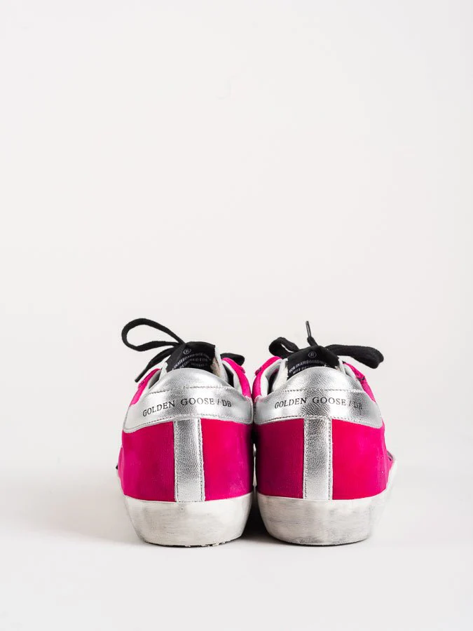 superstar sneaker - fuxia velvet/black star - Image 3