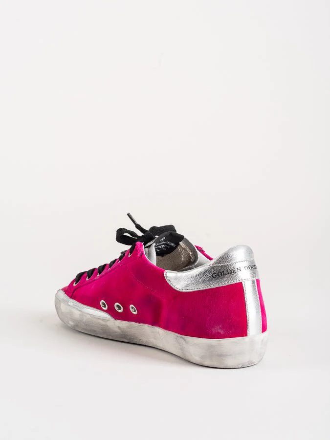 superstar sneaker - fuxia velvet/black star - Image 5