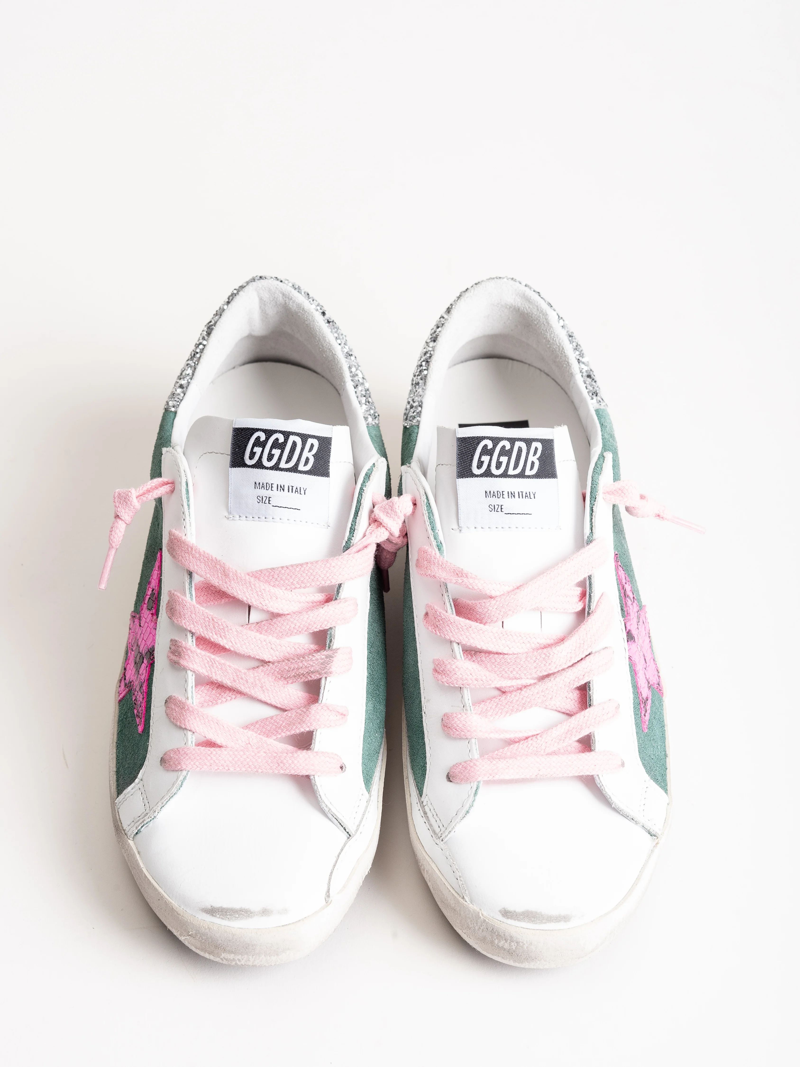 superstar sneaker - green leather - Image 4
