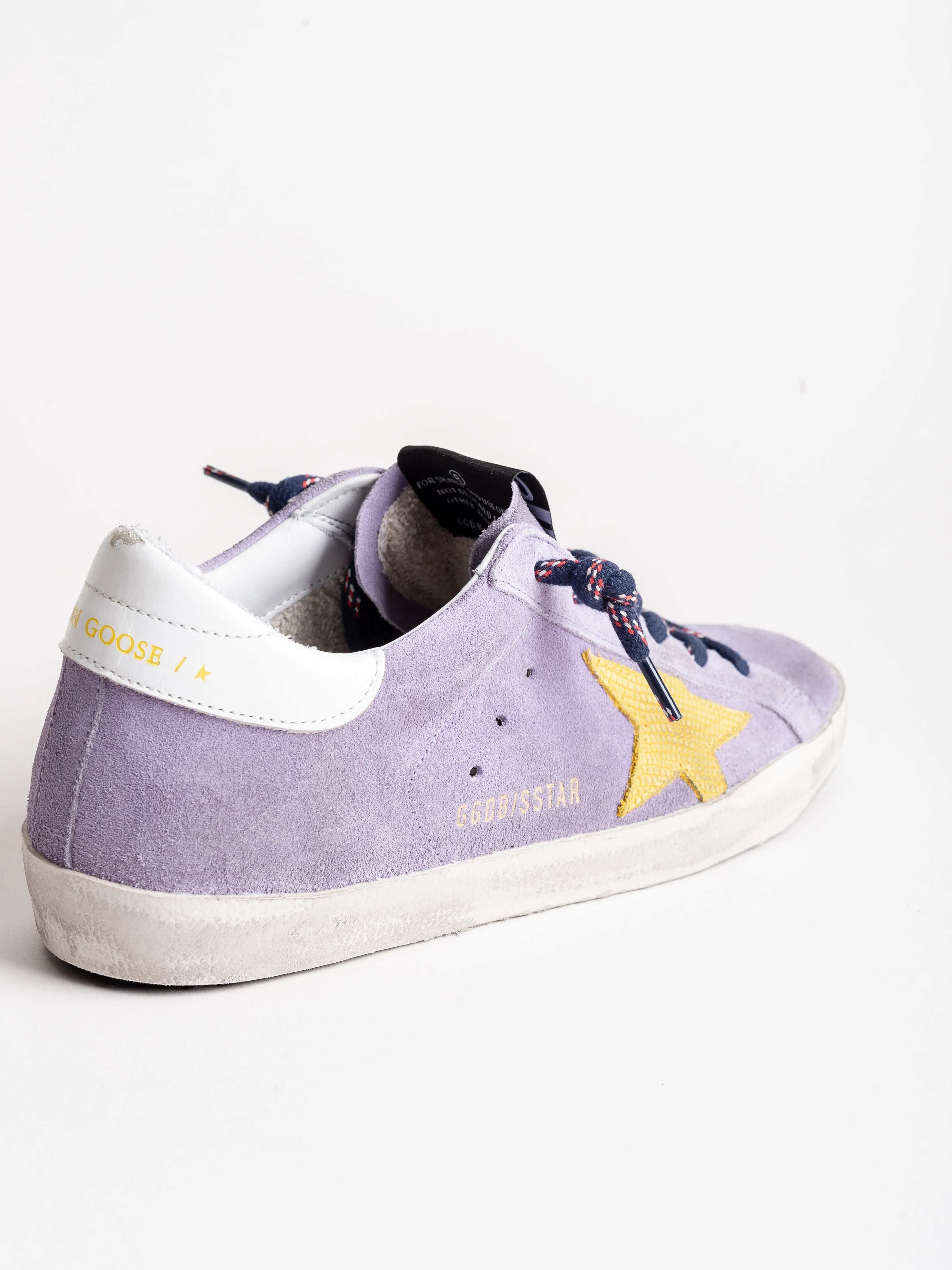 superstar sneaker - lavender suede - Image 3