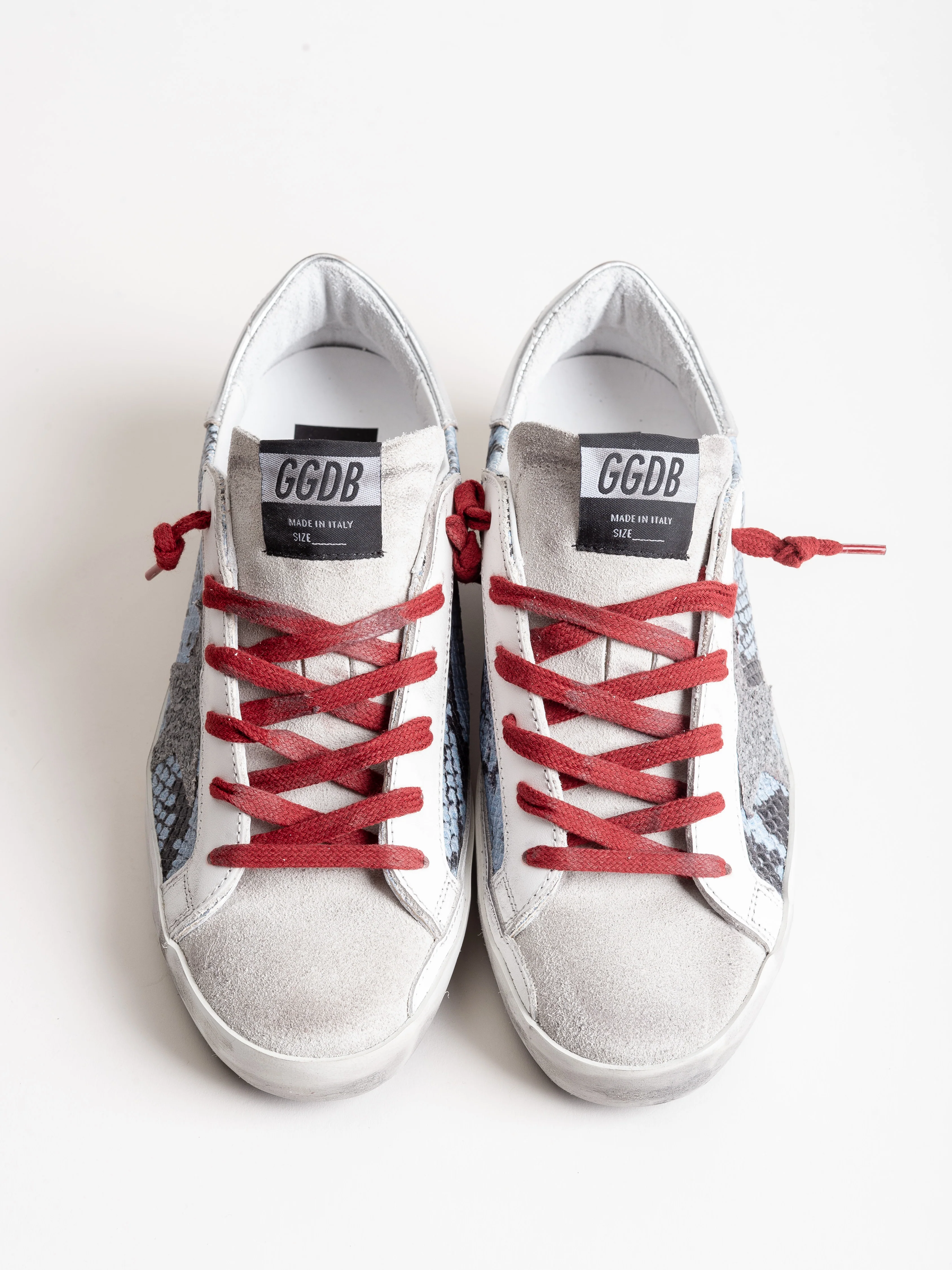 superstar sneaker - light blue python - Image 4