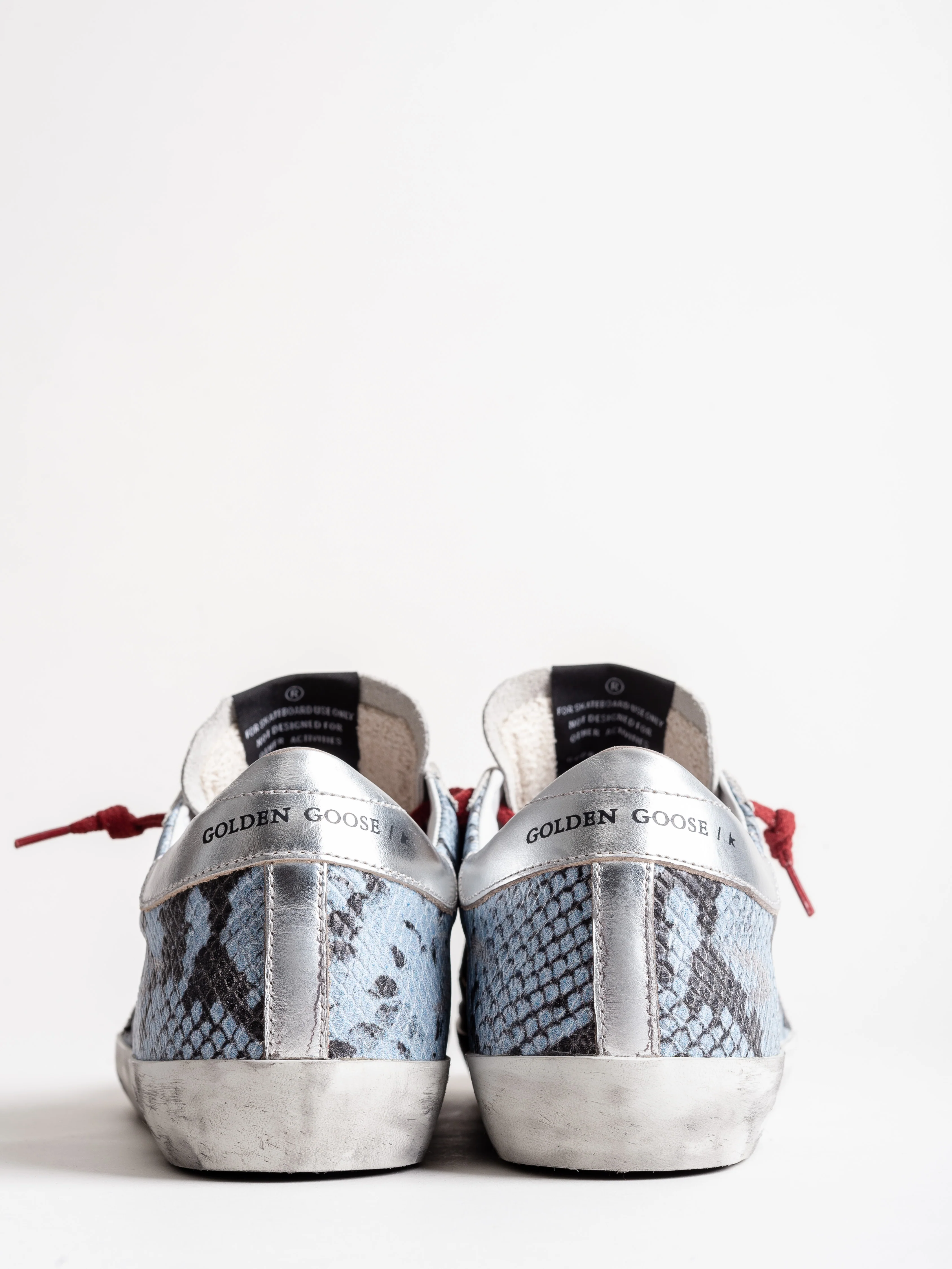 superstar sneaker - light blue python - Image 5