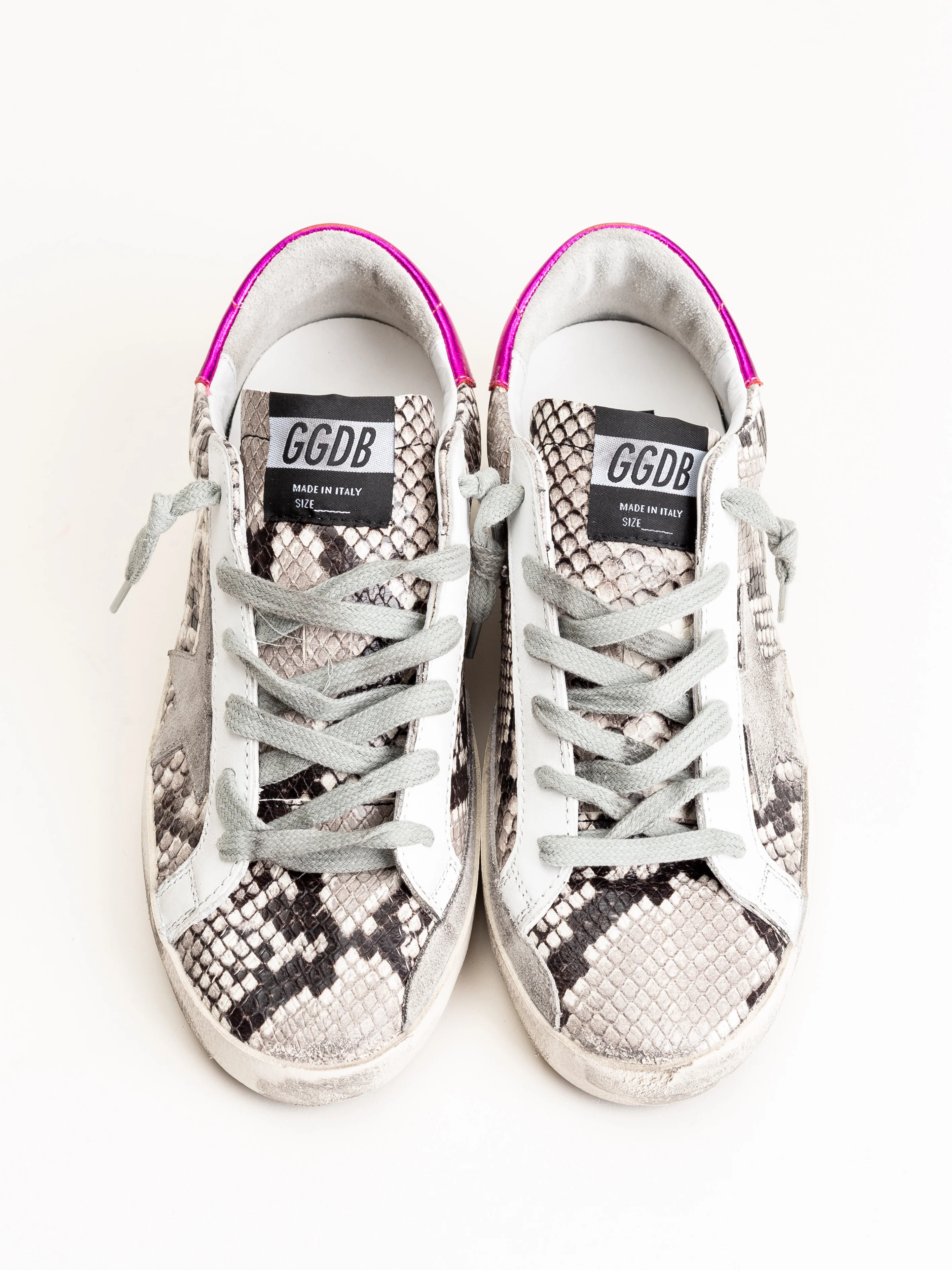 superstar sneaker - natural snake print - Image 4