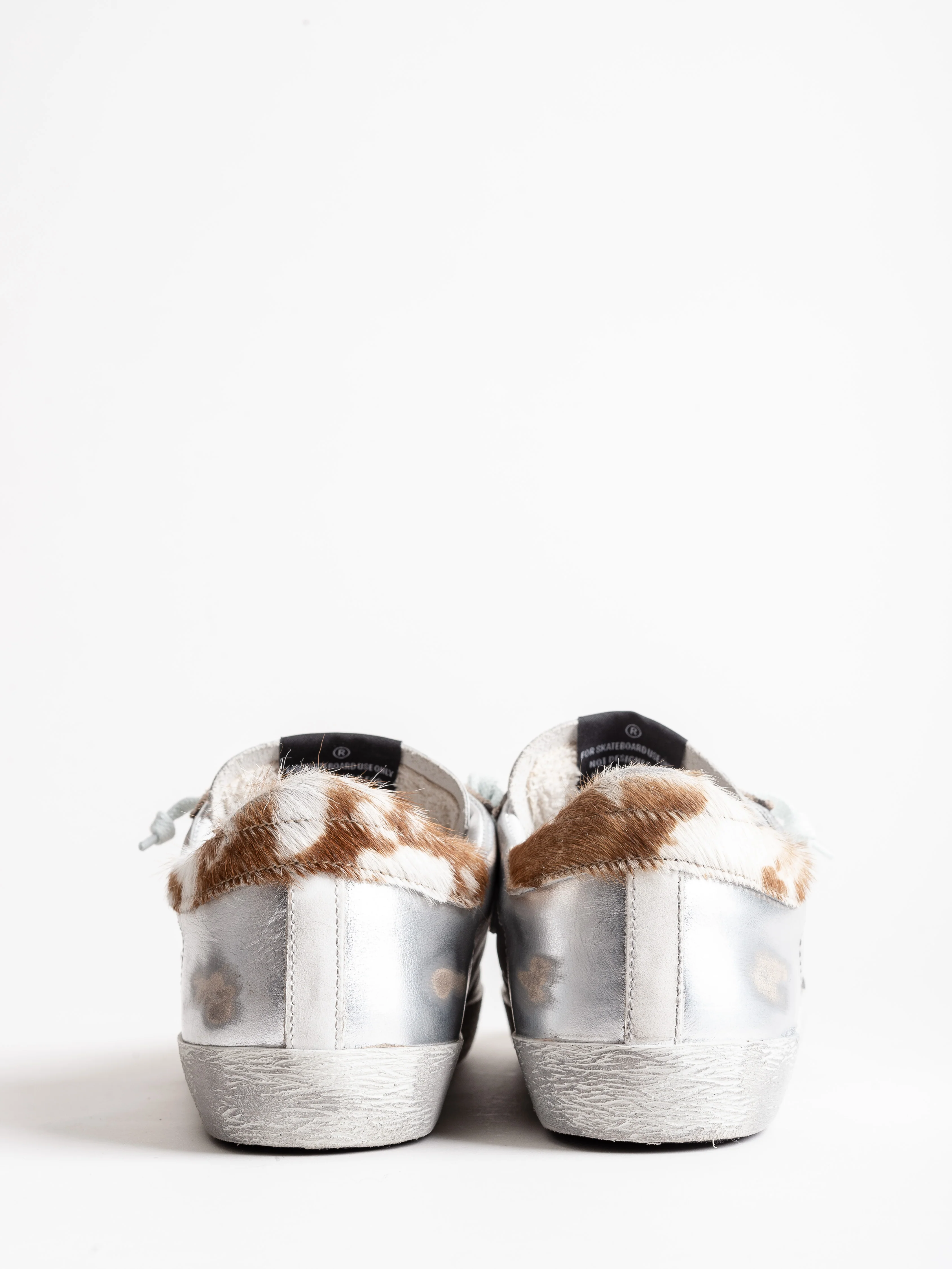 superstar sneaker - silver leather - Image 5