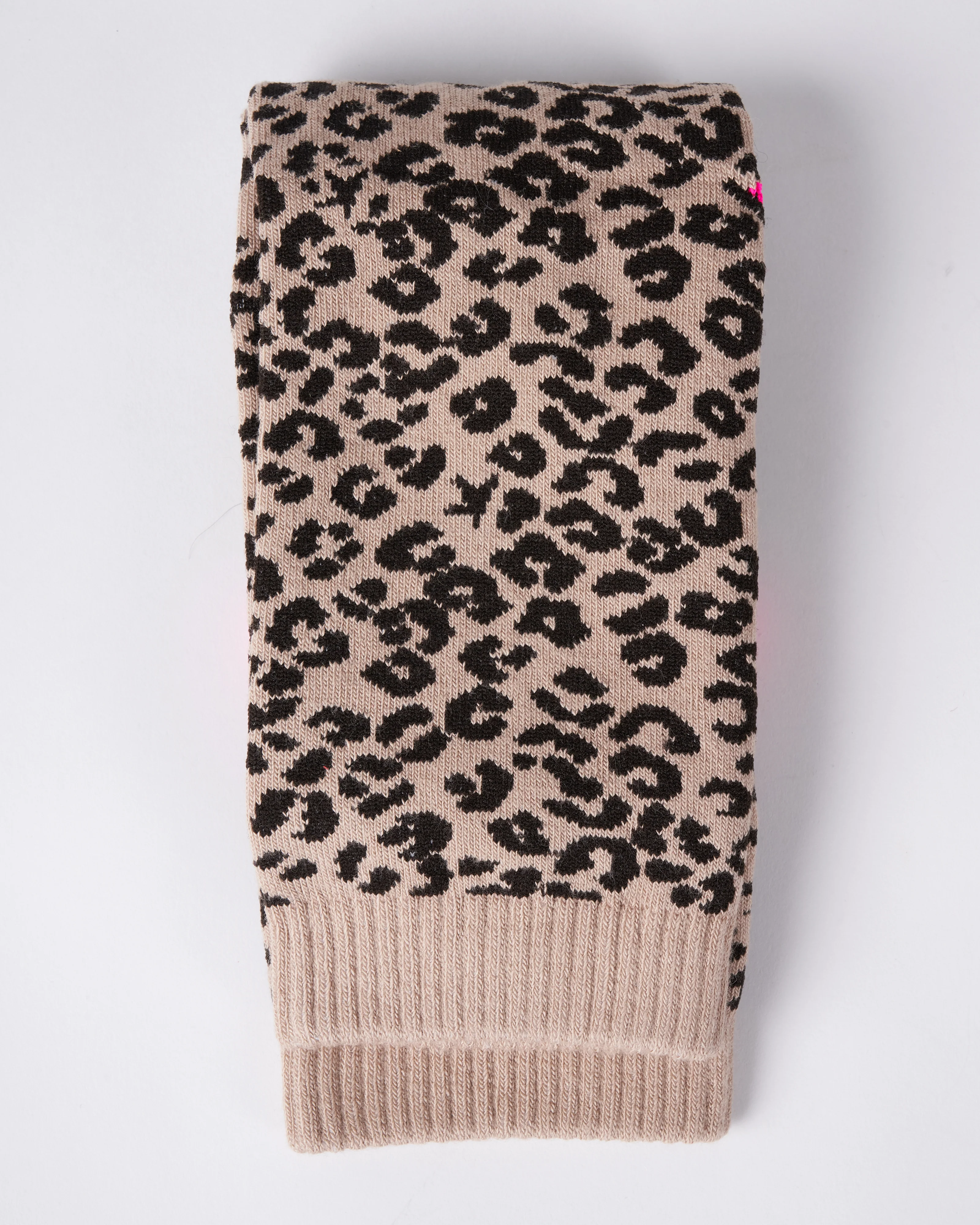 socks leopard poly star - clay brown fuxia 81253 - Image 2