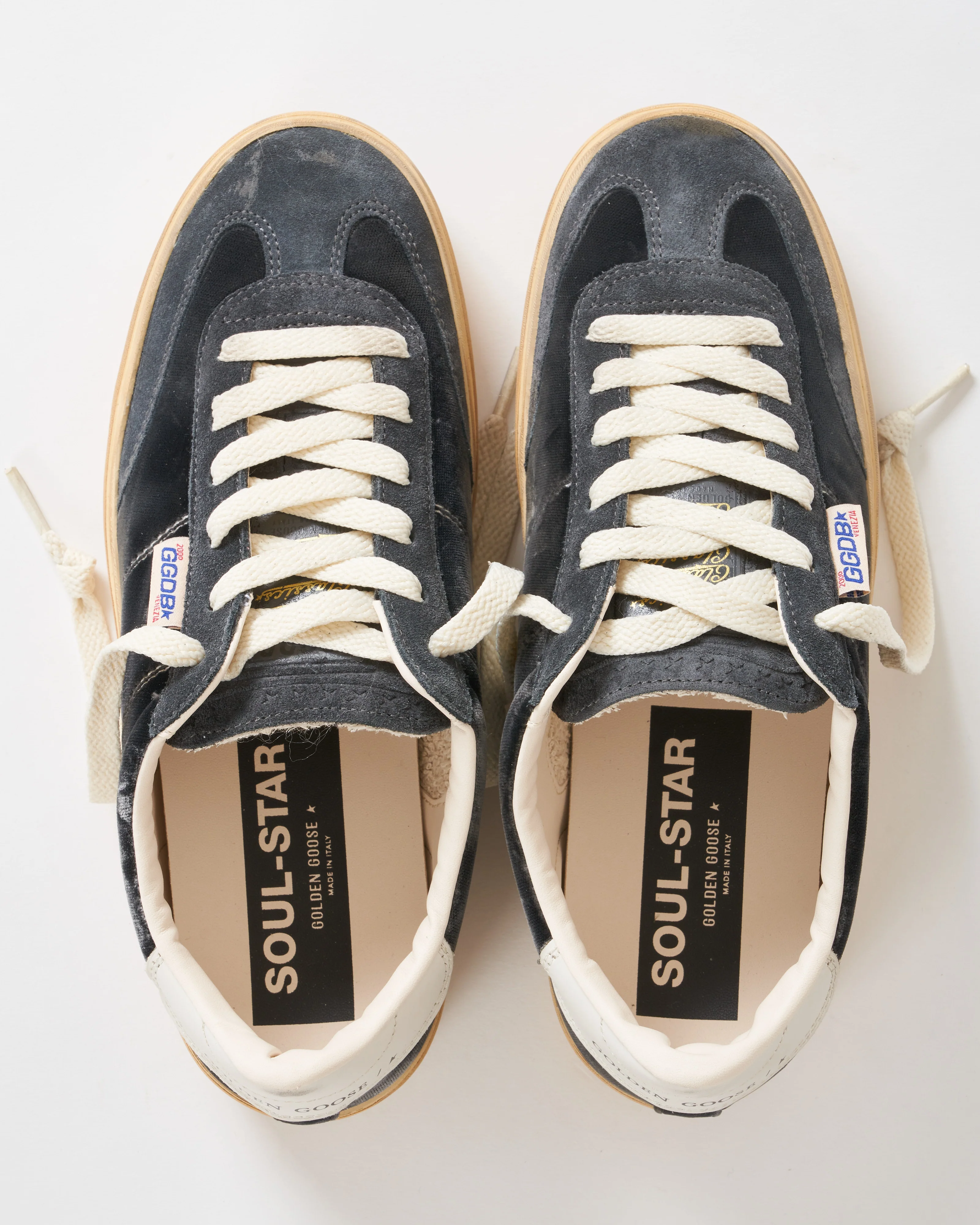 soul-star velvet upper leather heel - Image 3