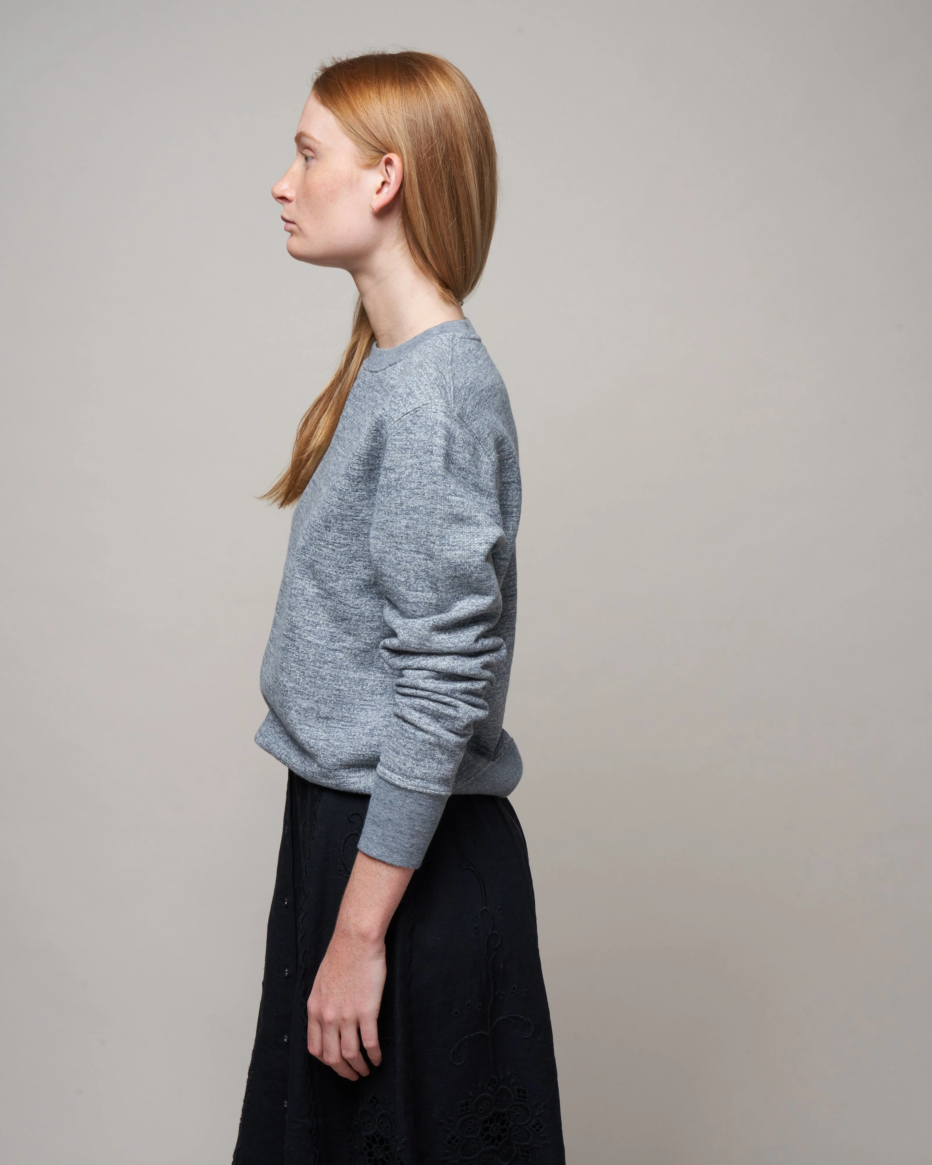 athena sweatshirt - medium grey melange gold - Image 3