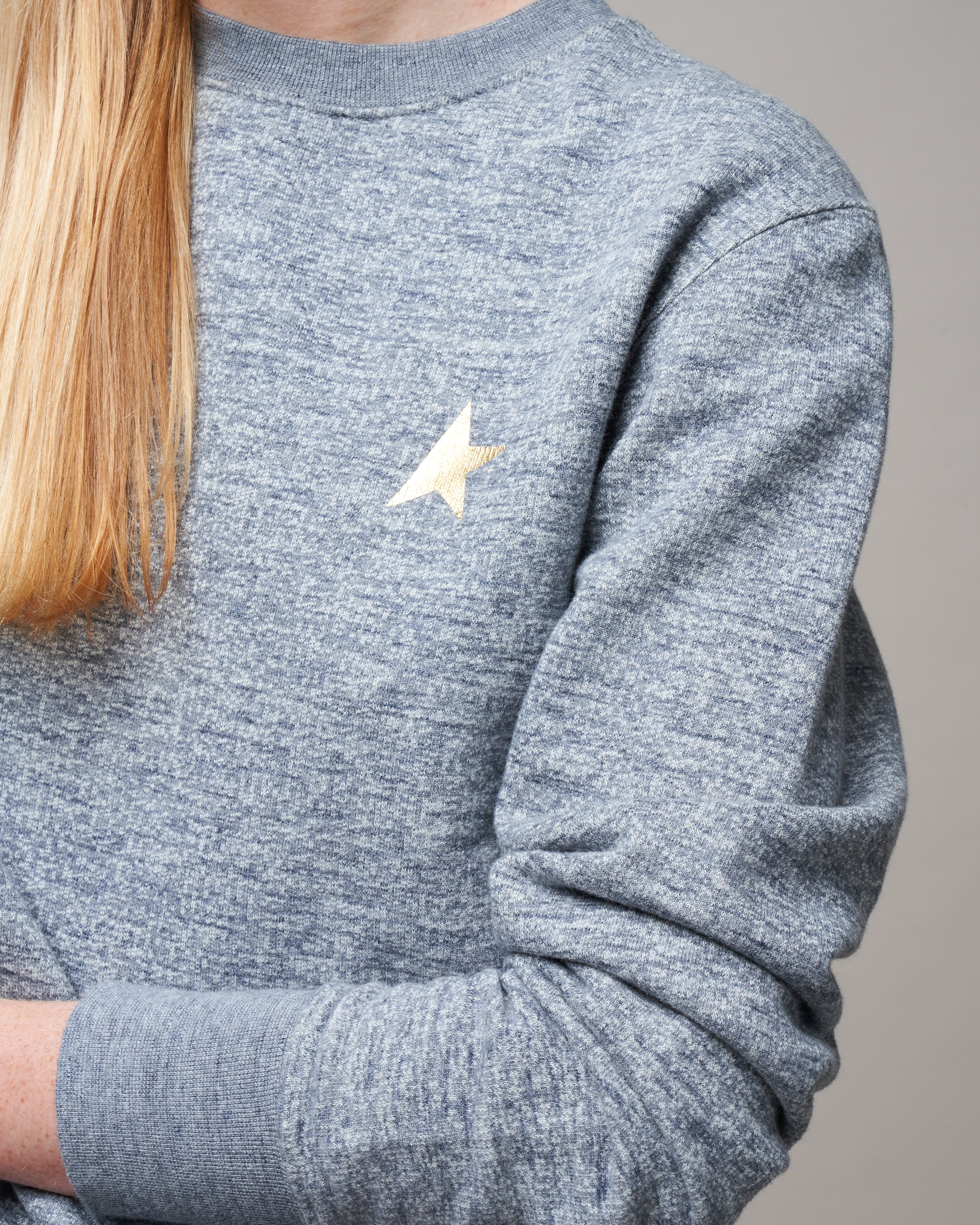 athena sweatshirt - medium grey melange gold - Image 5