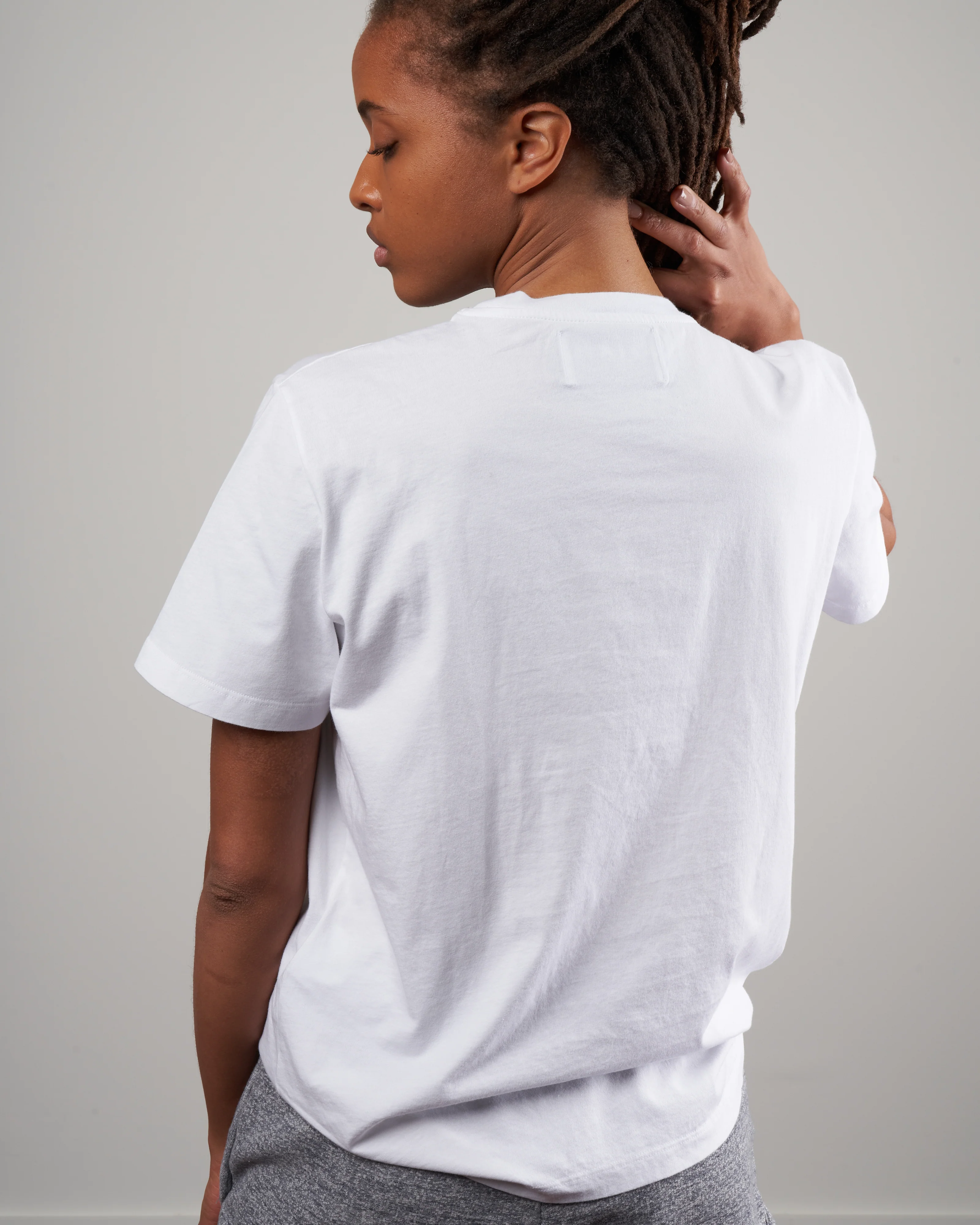 star w's regular t-shirt - white / gold - Image 3
