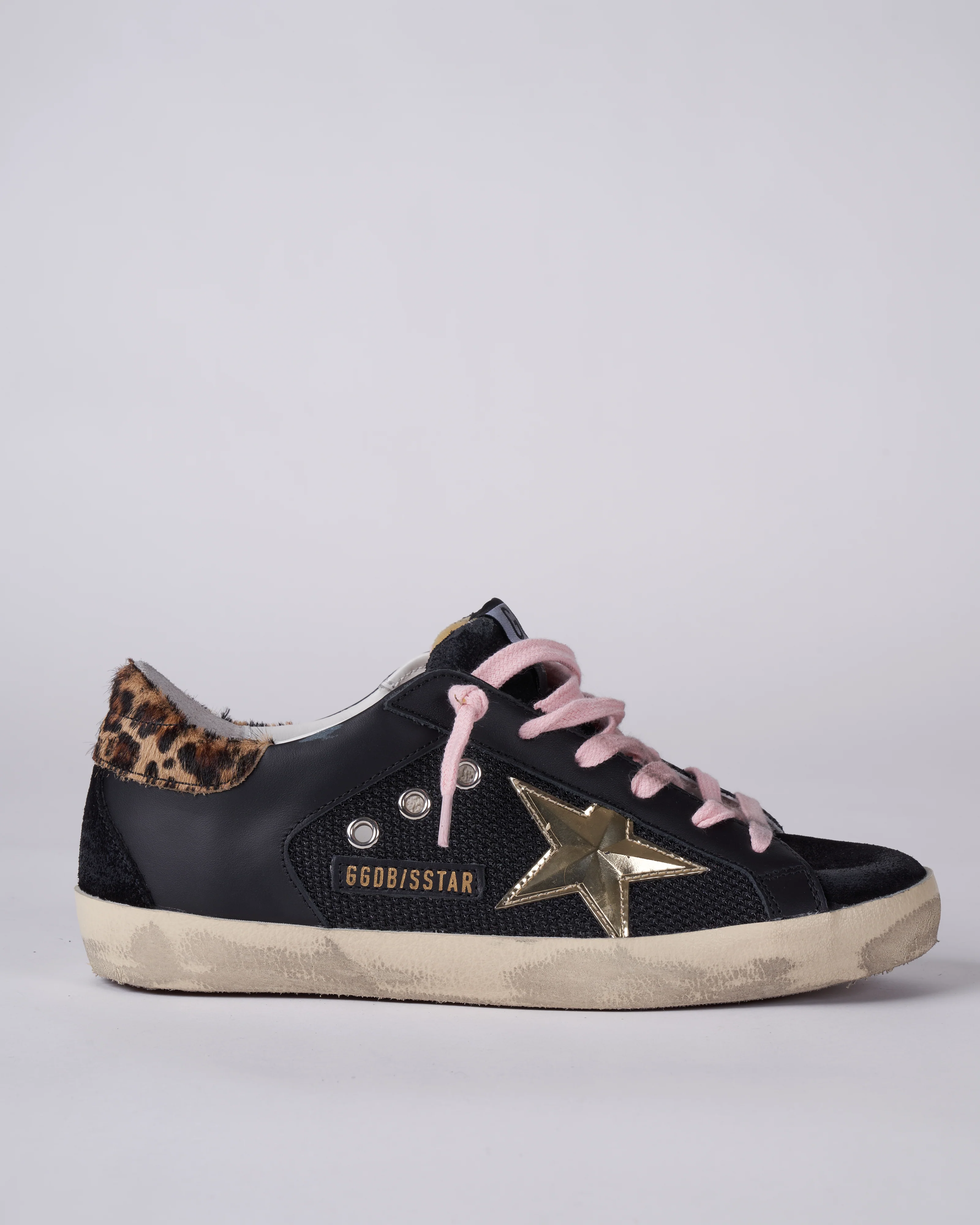 super-star sneaker - black/gold/beige brown leo - Image 2