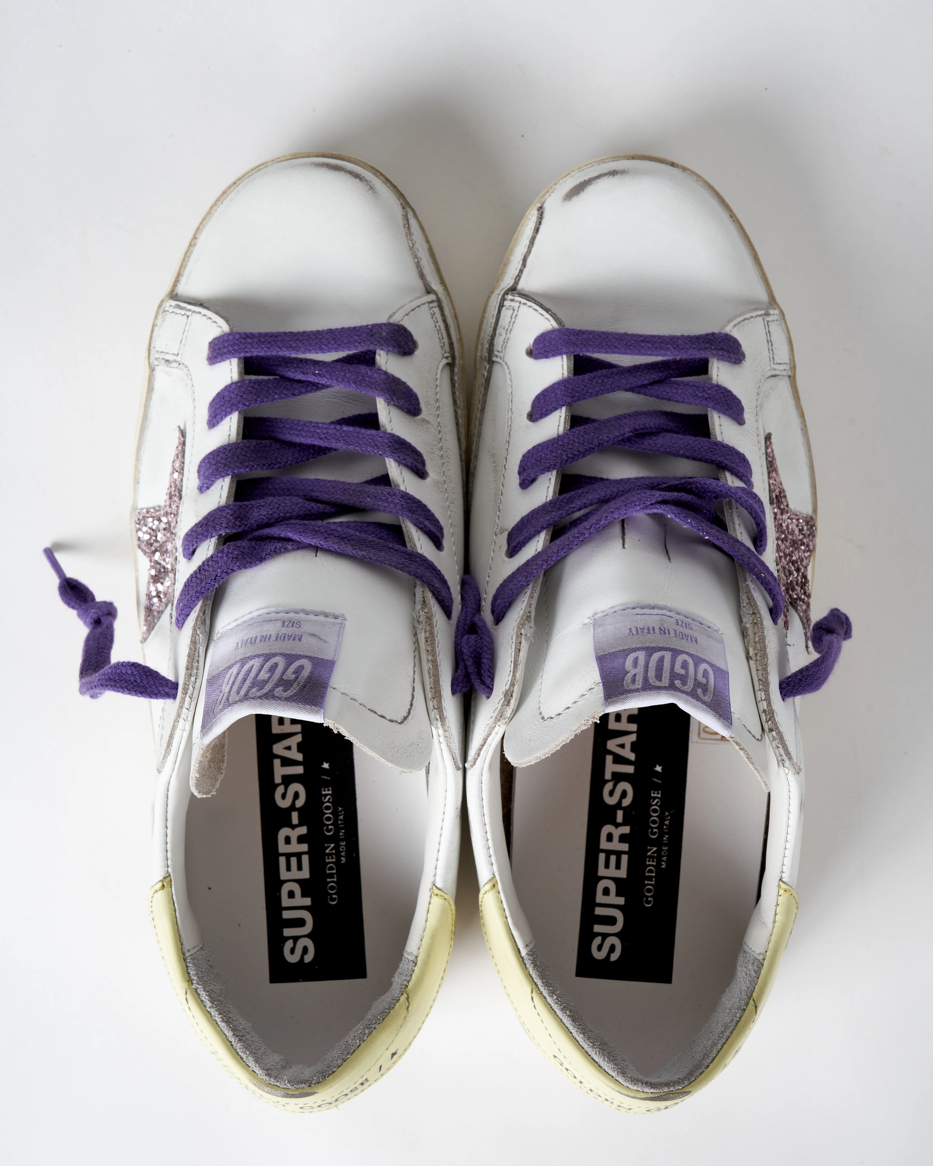 super-star sneaker - white/pink/yellow - Image 3