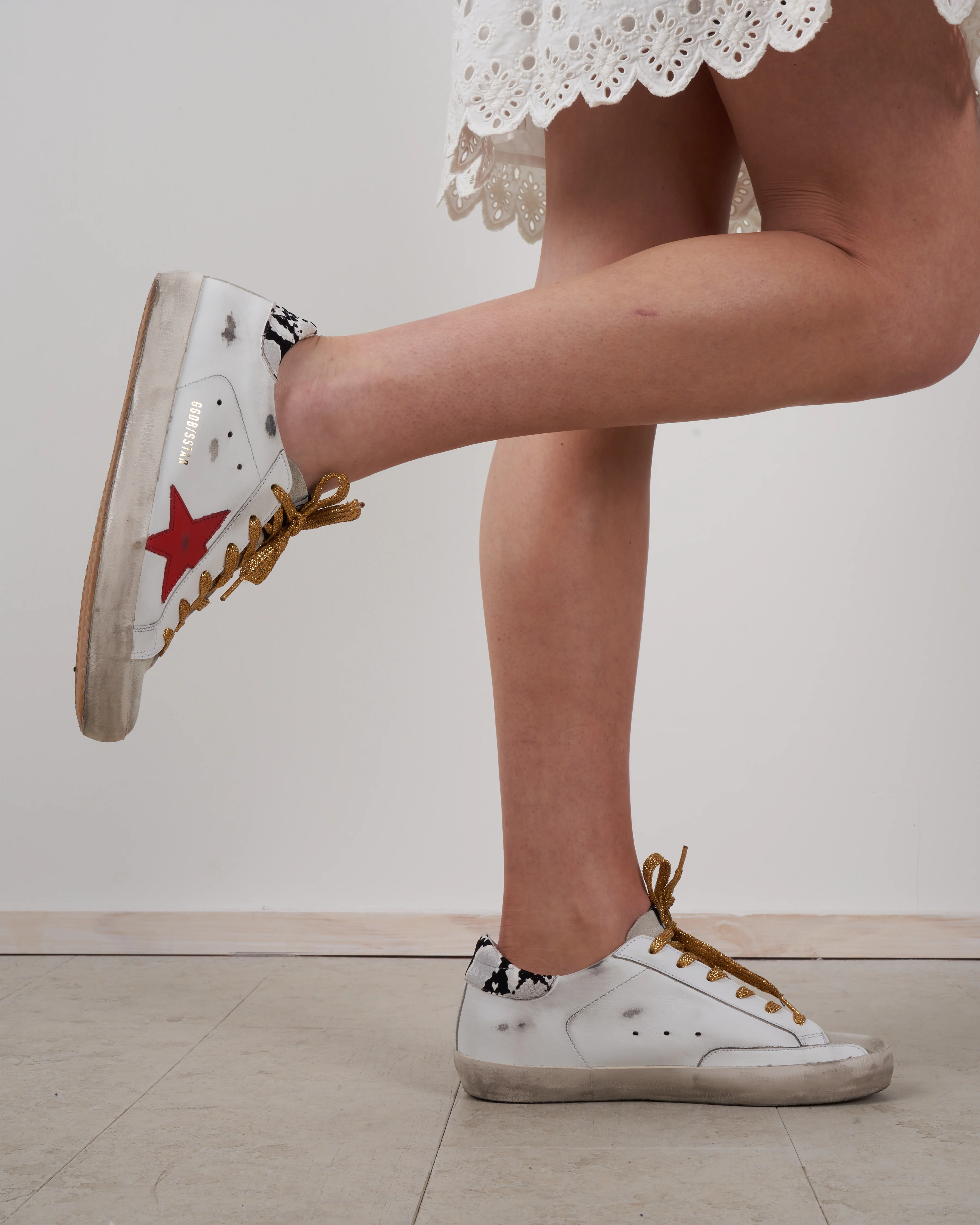 superstar sneaker - ice/white/red/rock snake - Image 4