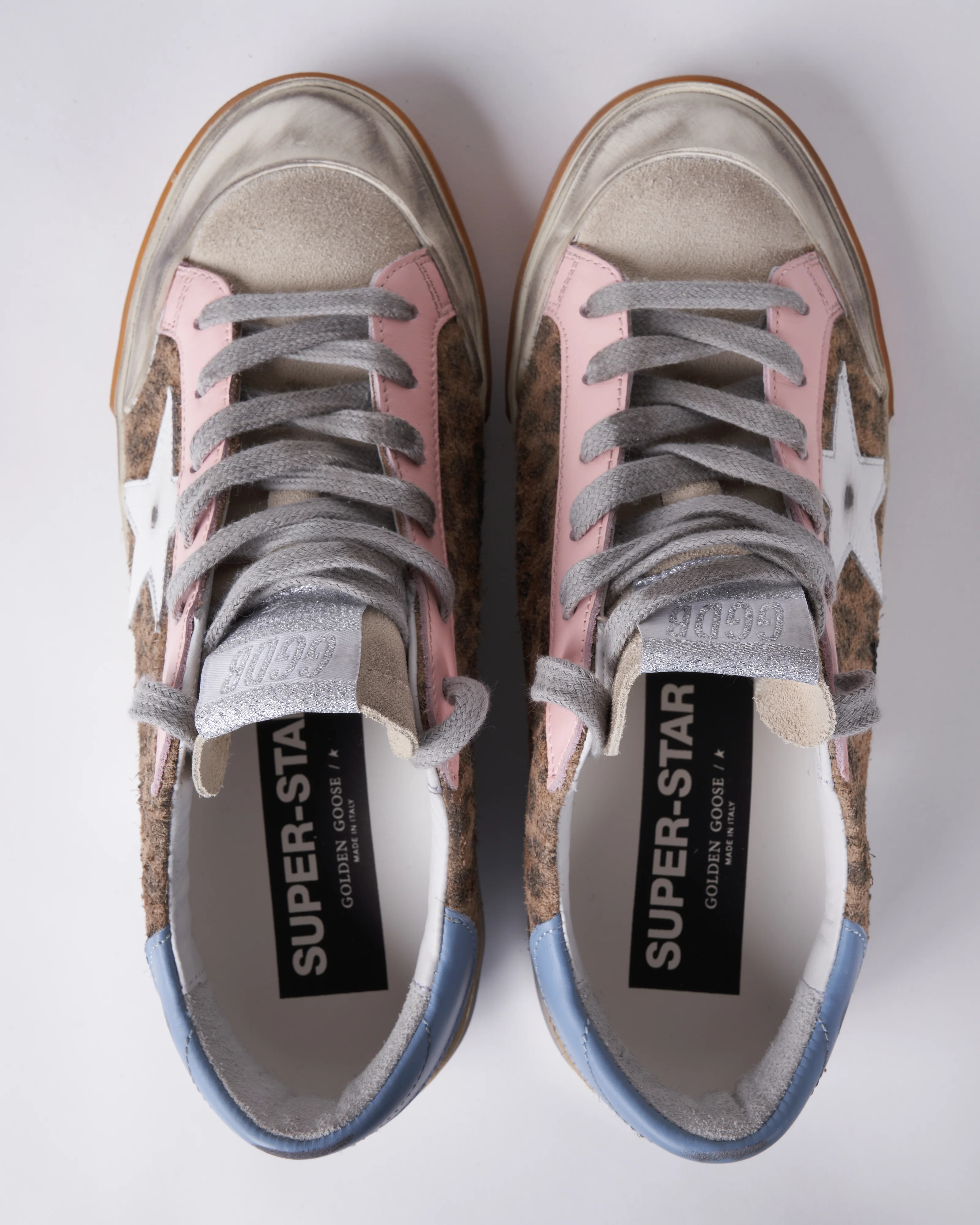 super-star sneaker - leopard print suede - Image 3