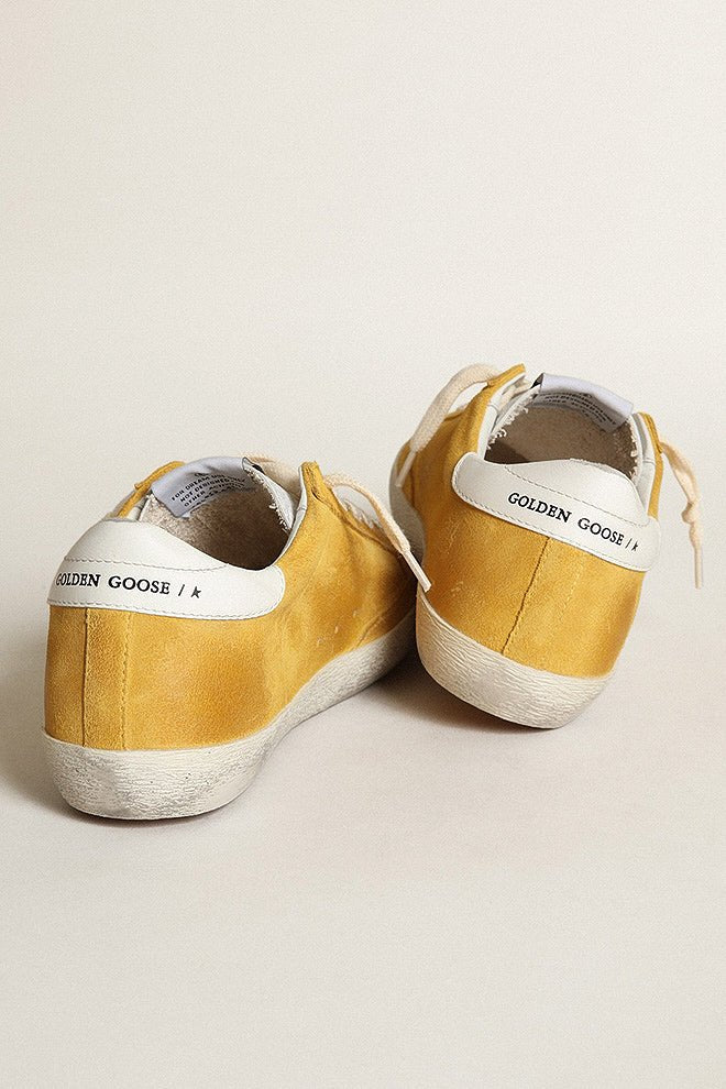 super-star suede high frequency toungue leather star - mustard/white - Image 5