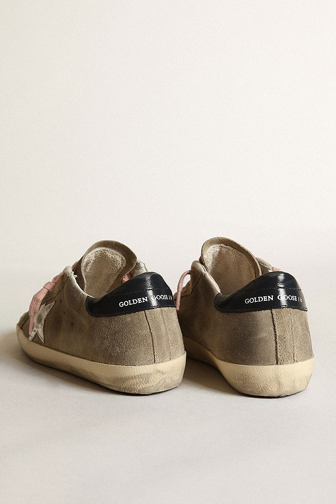 super-star suede, laminated star - taupe/silver/dark blue - Image 4