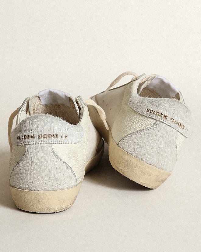 super-star suede star horsy spur and heel - white/cream/silver - Image 3
