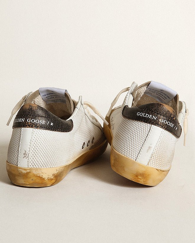 super-star suede toe leather lacing and heel laminated star - white/taupe/silver/black - Image 3