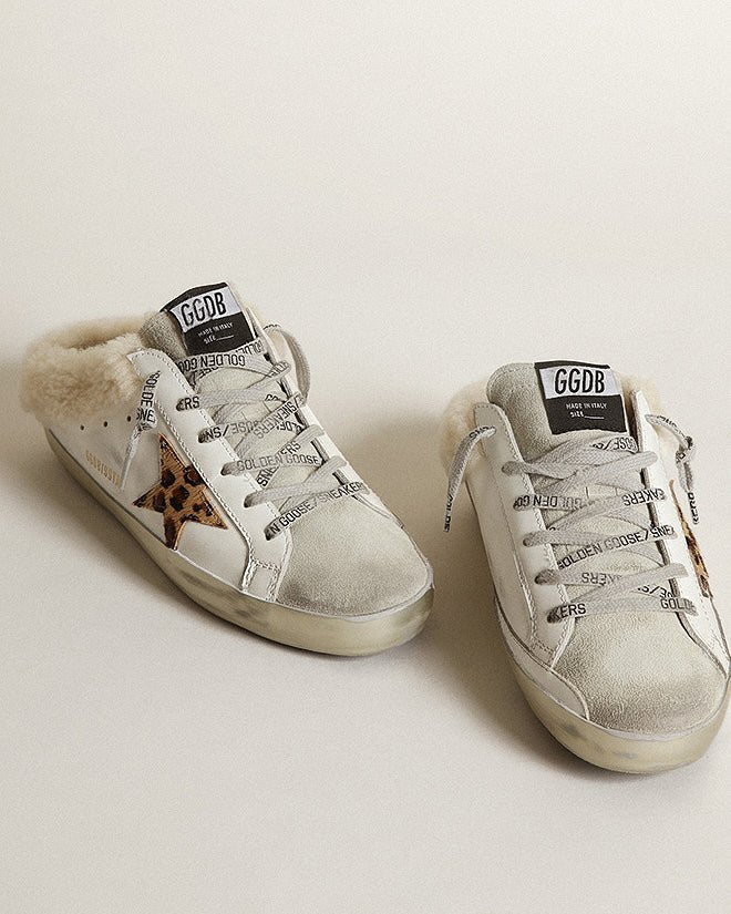 super-star suede toe mini leo horsy star - white/ice/beige brown leo/beige - Image 2
