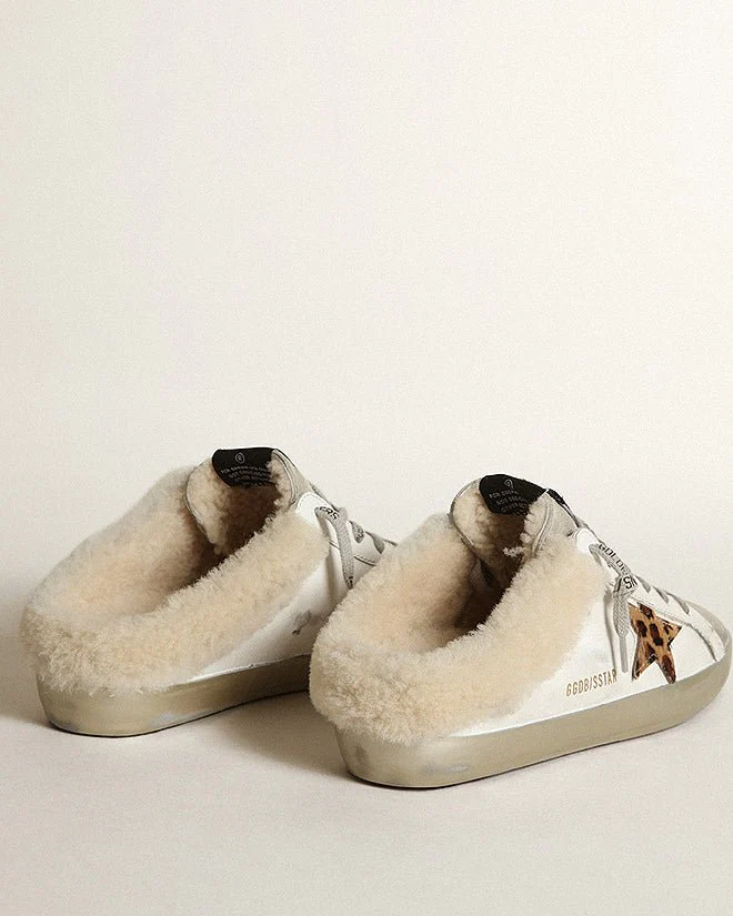 super-star suede toe mini leo horsy star - white/ice/beige brown leo/beige - Image 4