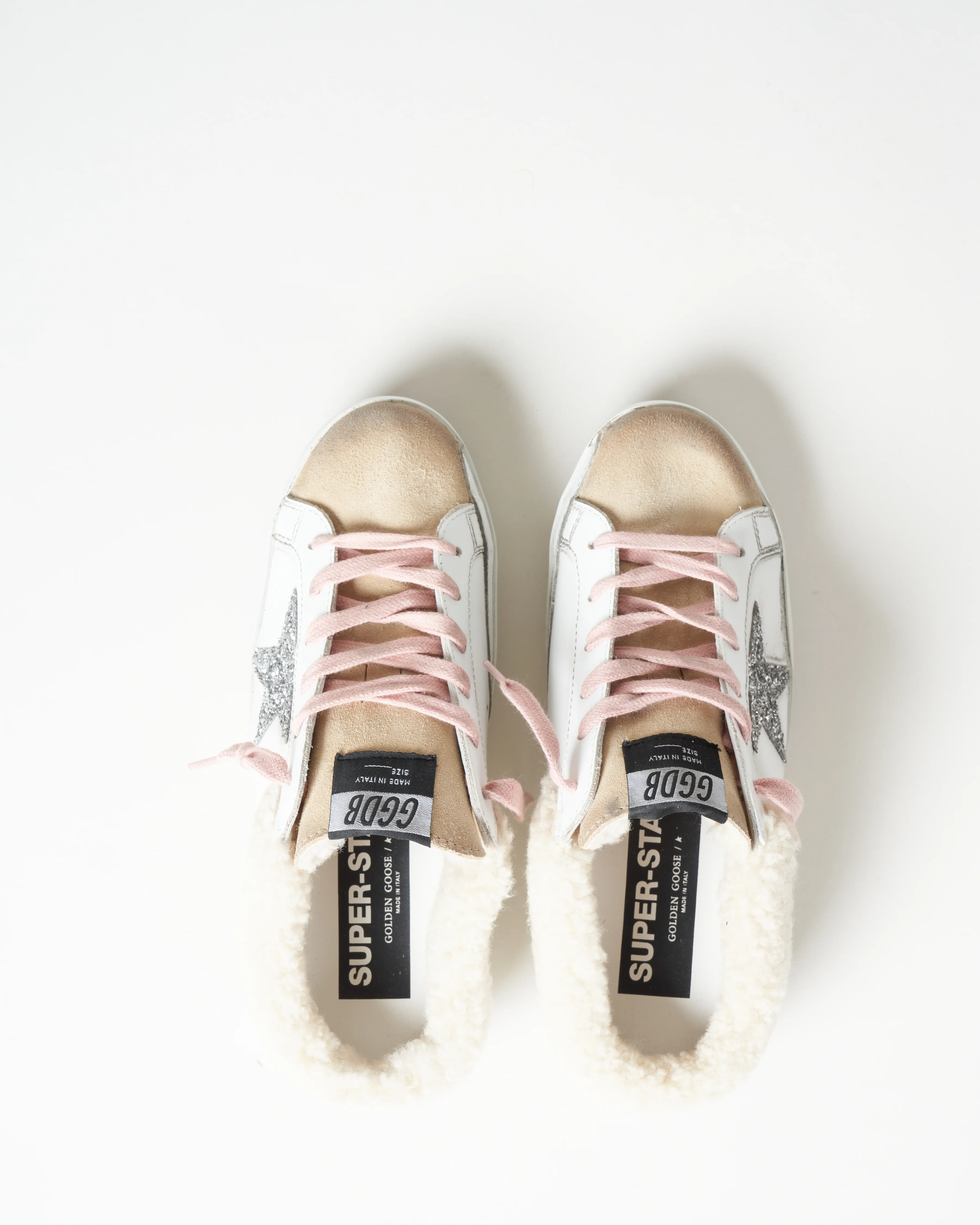 superstar shearling sabot - cappuccino/white - Image 4