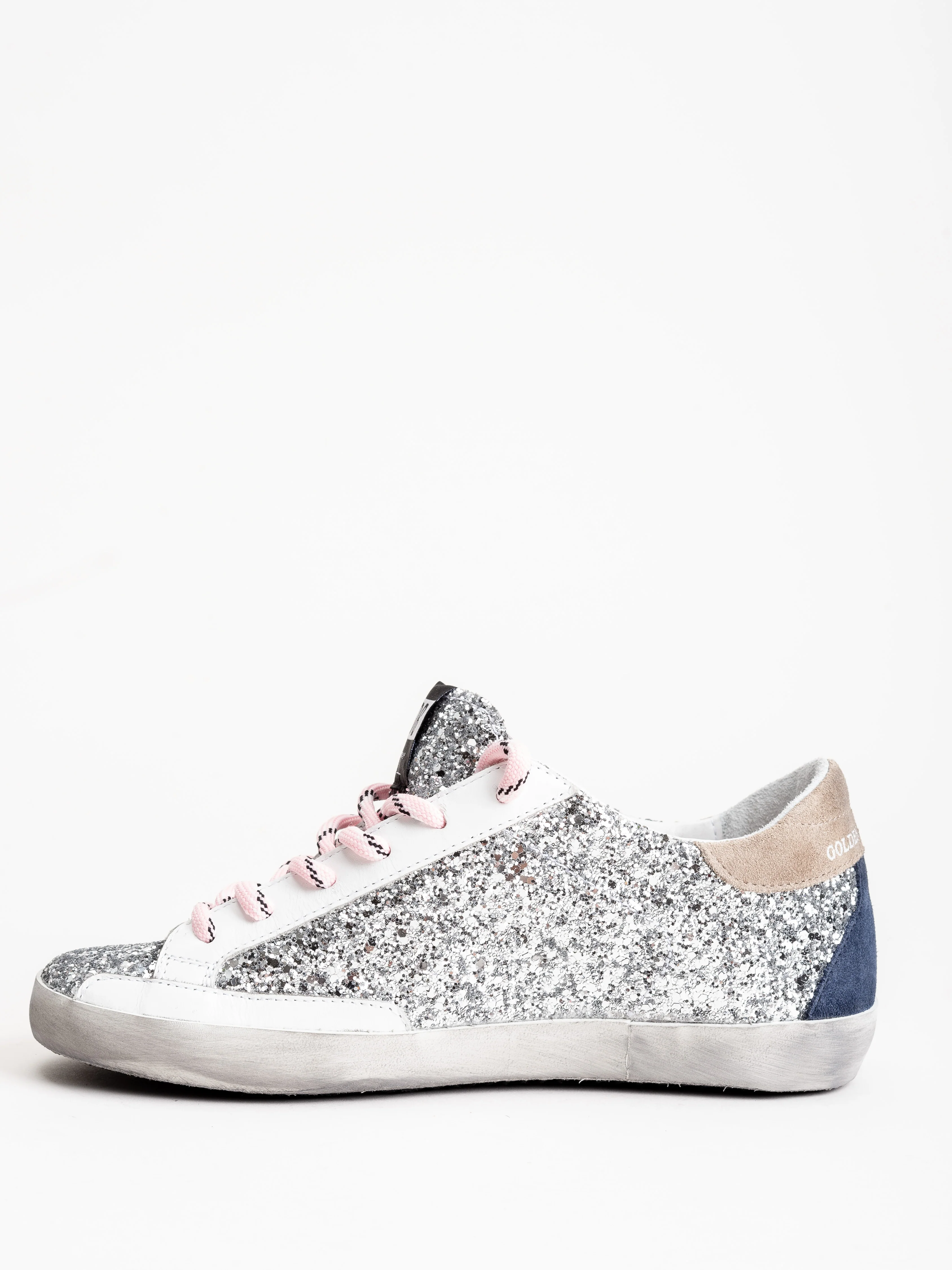superstar sneaker - silver glitter - Image 2