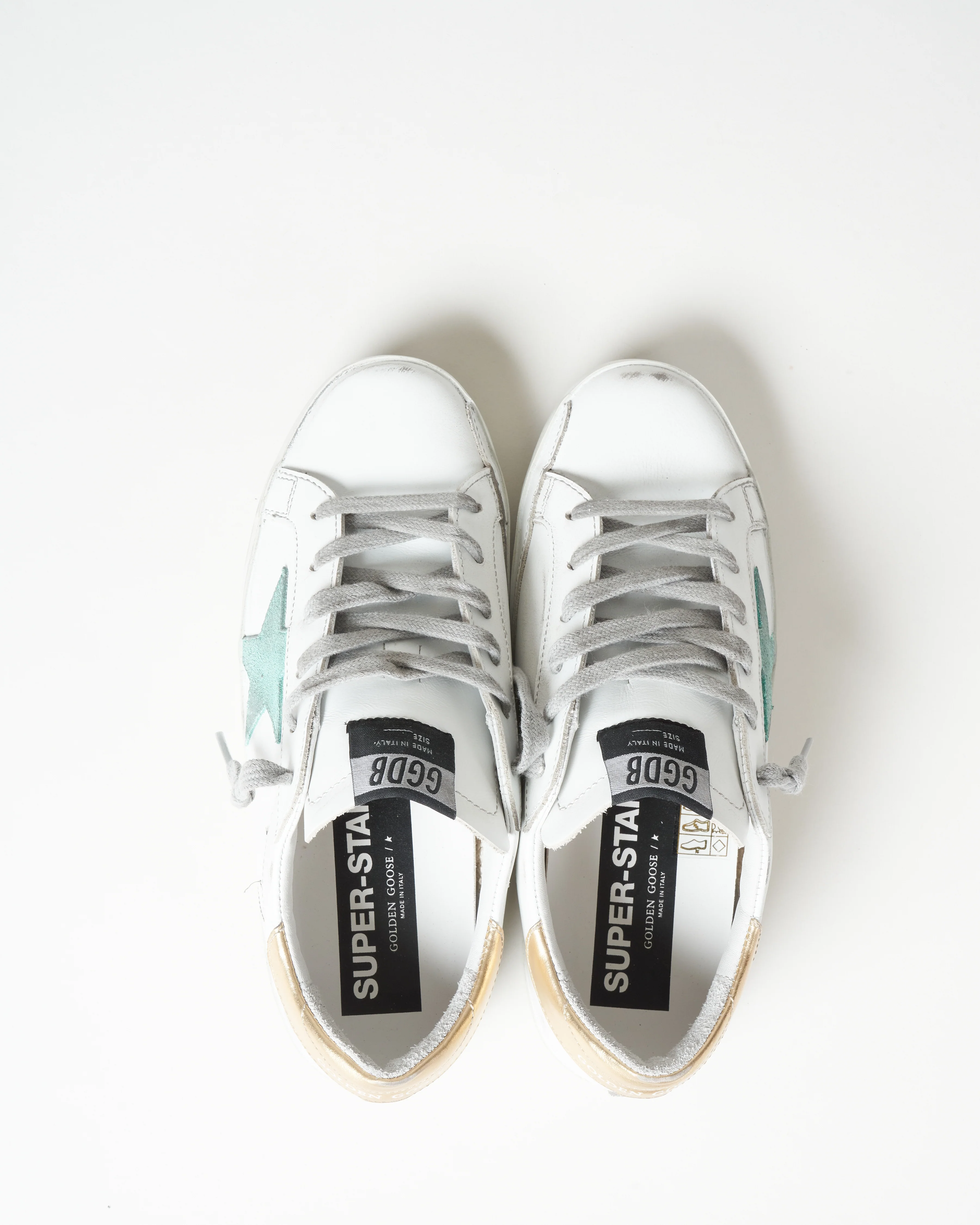 superstar sneaker - white/green - Image 3