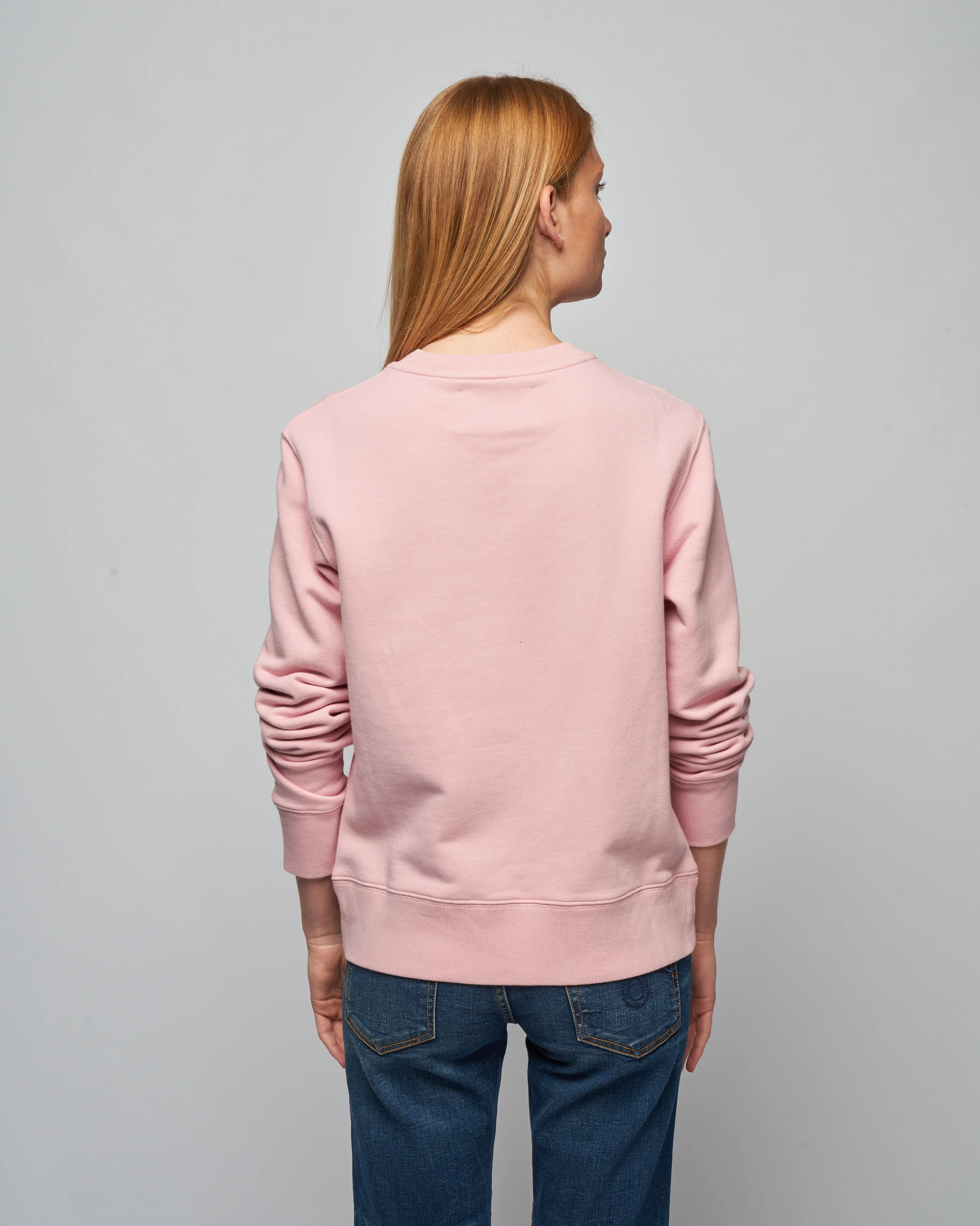 sweatshirt athena regular crewneck - pink lavander/white - Image 4