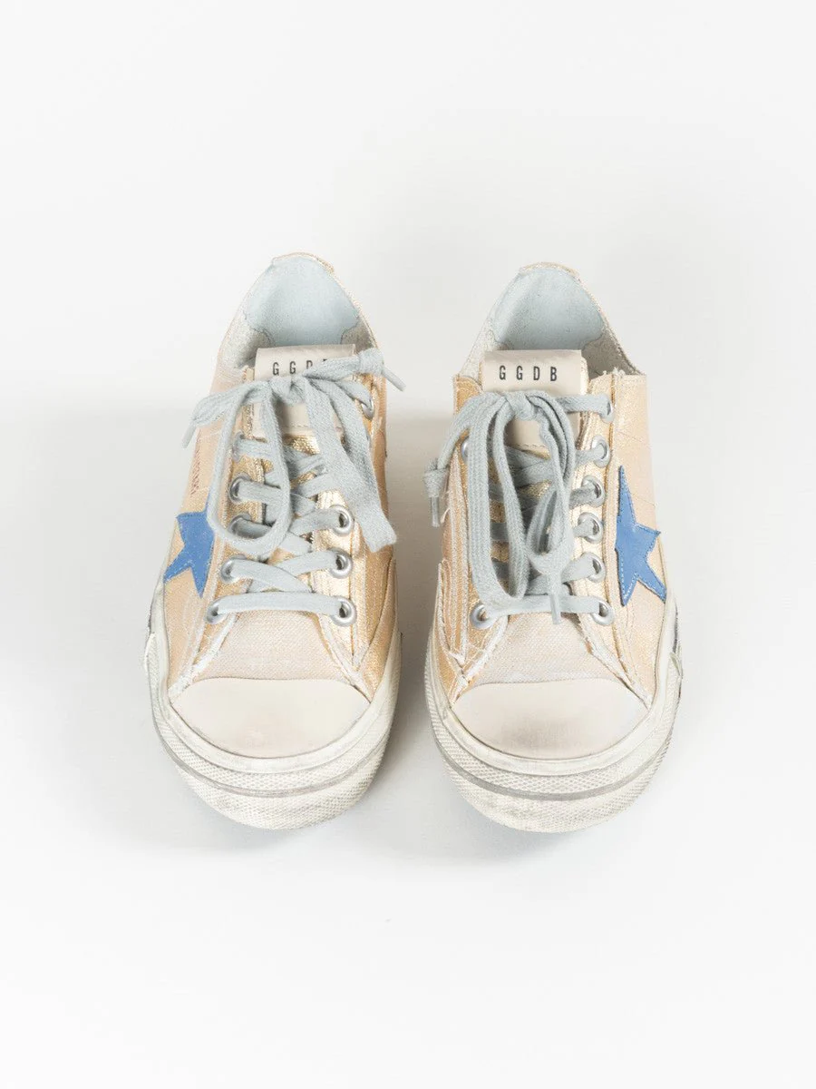 gold star canvas sneaker - Image 3
