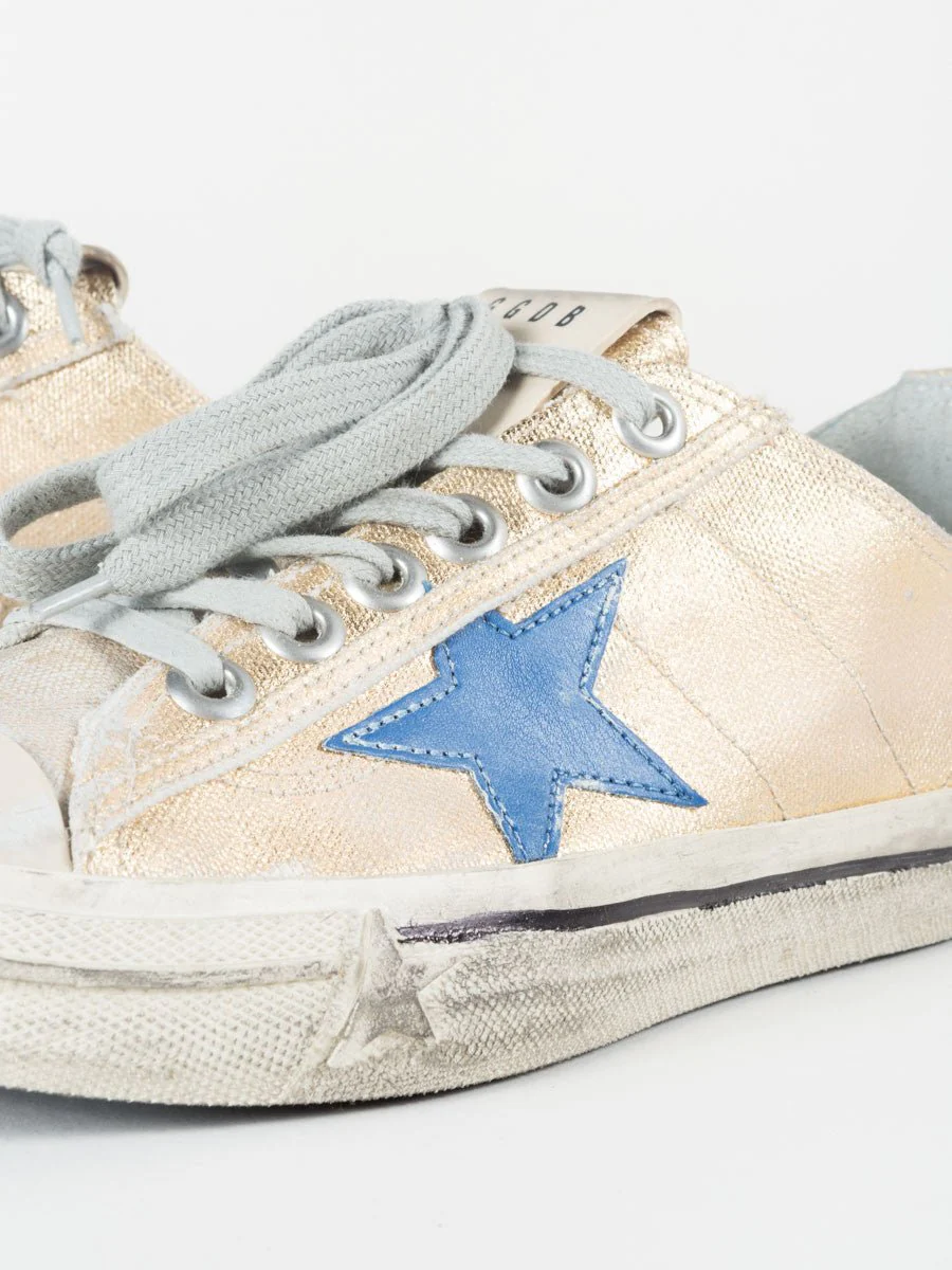 gold star canvas sneaker - Image 8