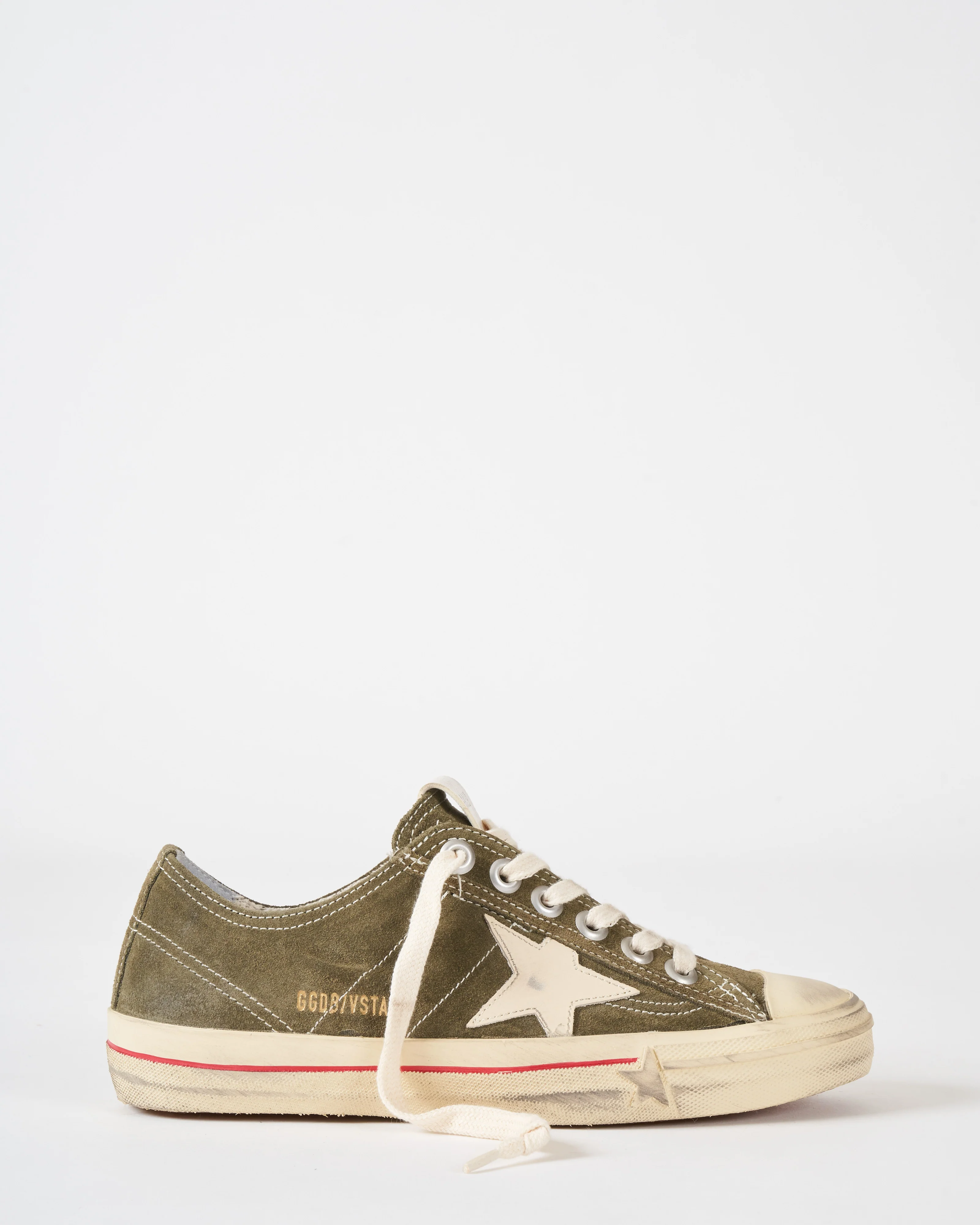 v-star suede upper leather star foxing line - Image 2