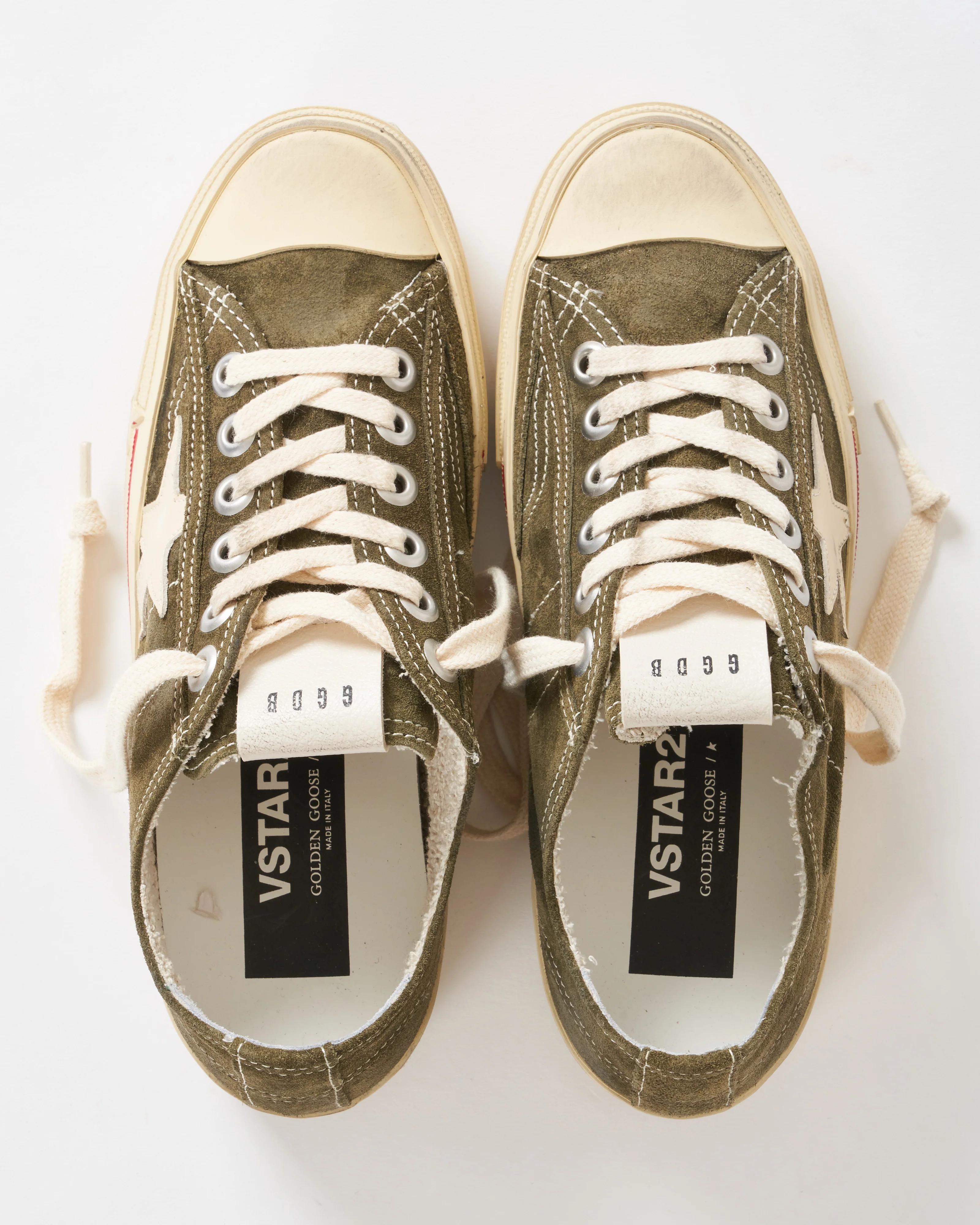 v-star suede upper leather star foxing line - Image 3