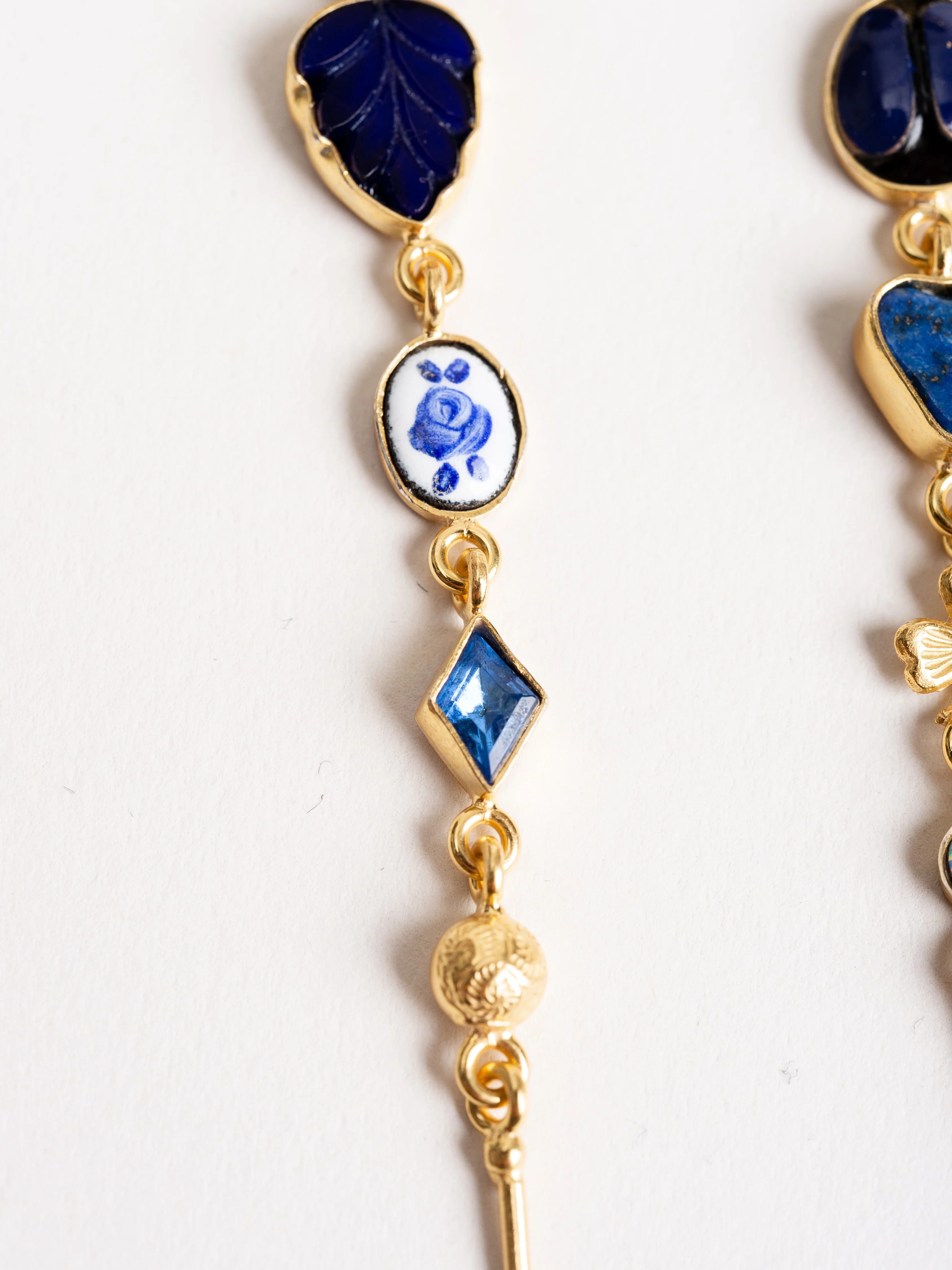 five charm with victorian drop earring - Image 3