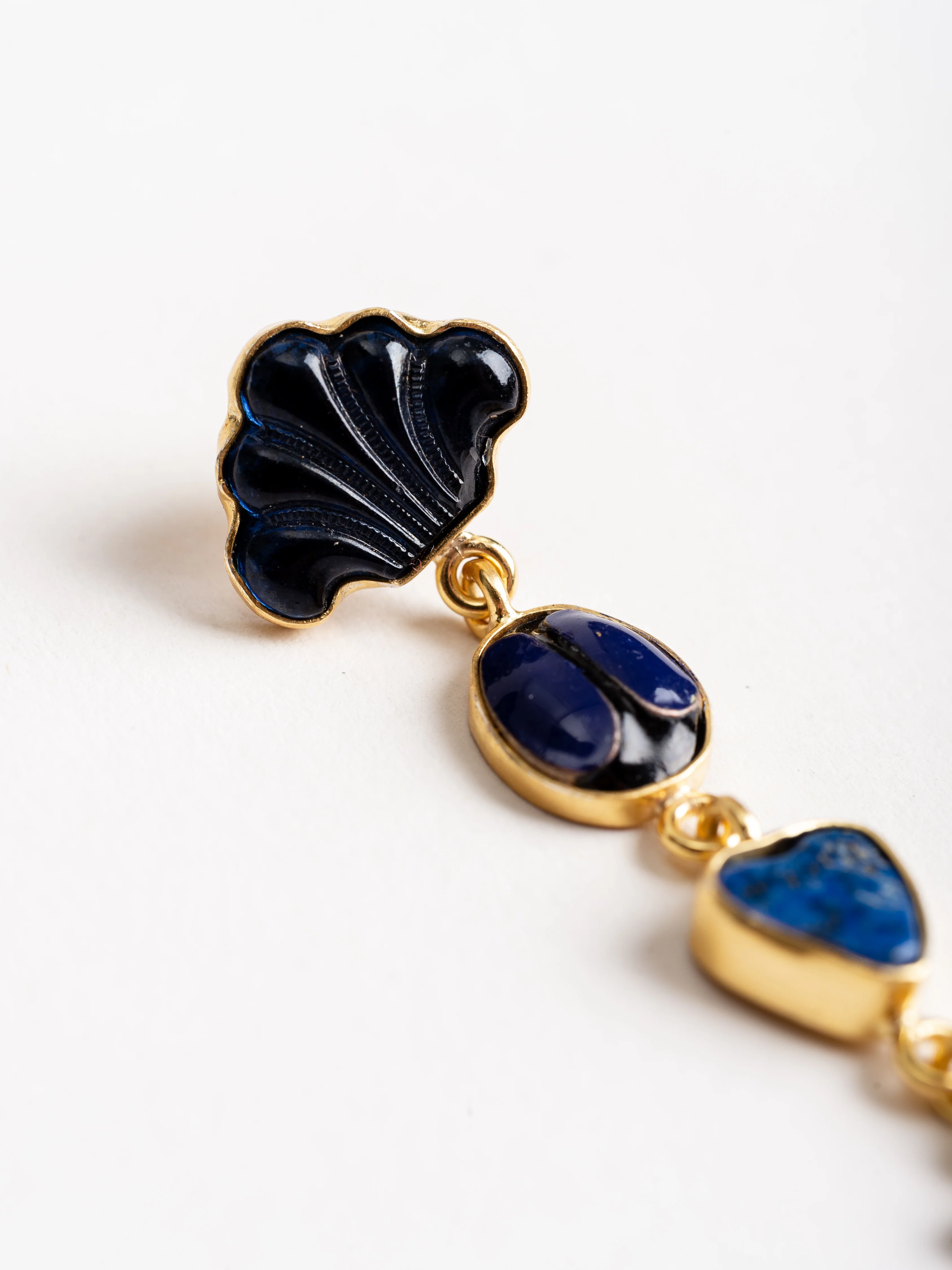 five charm with victorian drop earring - Image 4