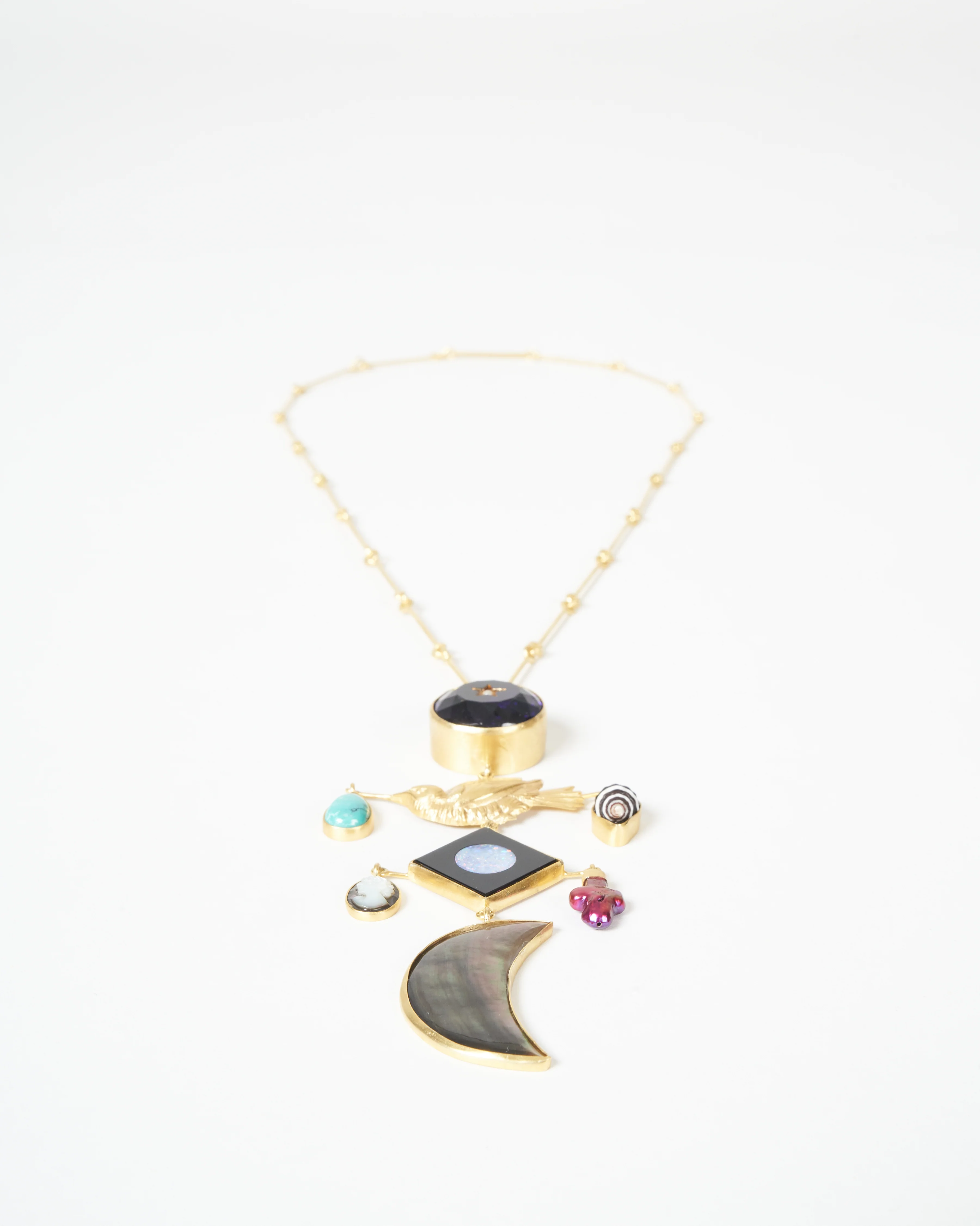 bird and moon necklace - Image 2