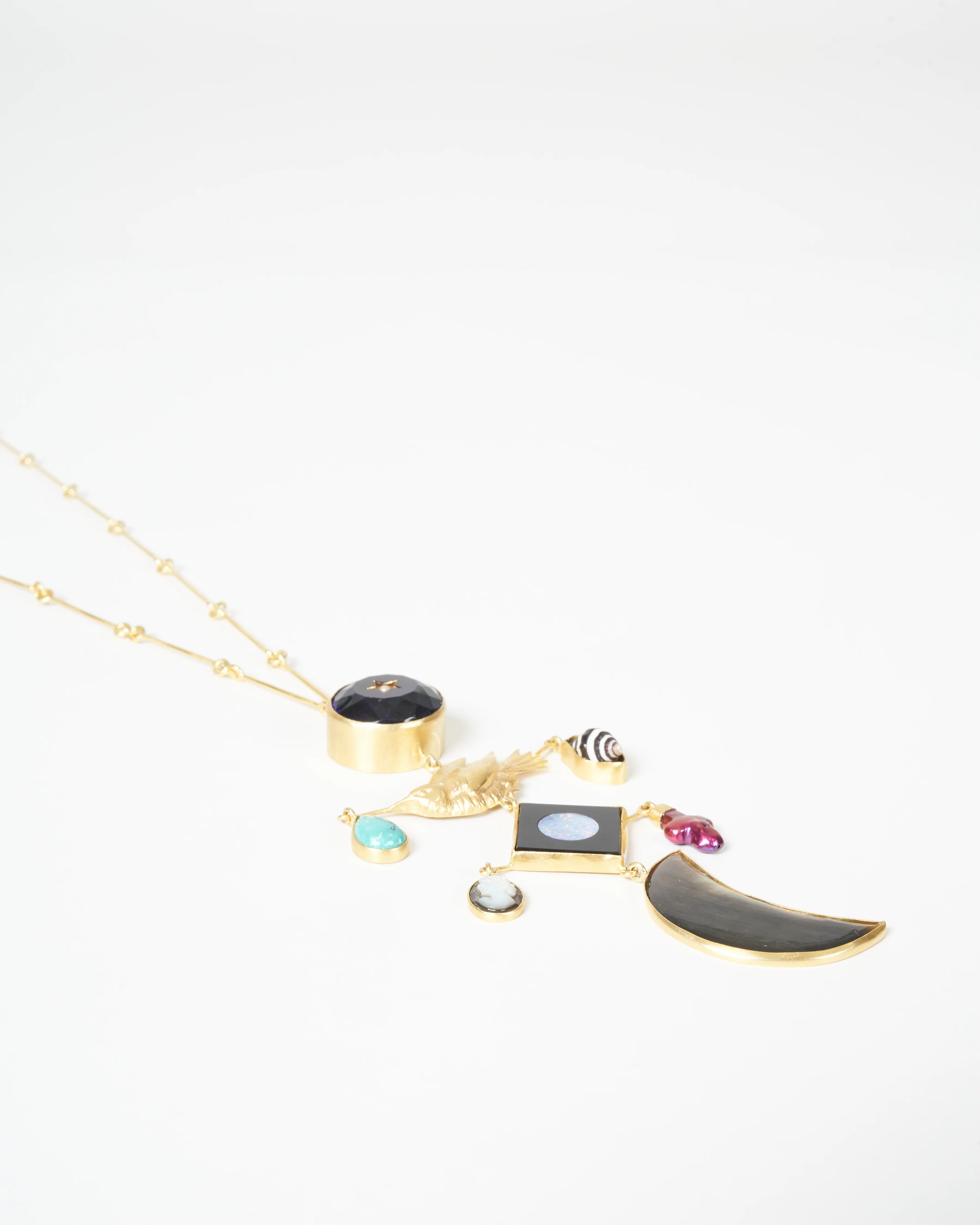 bird and moon necklace - Image 4