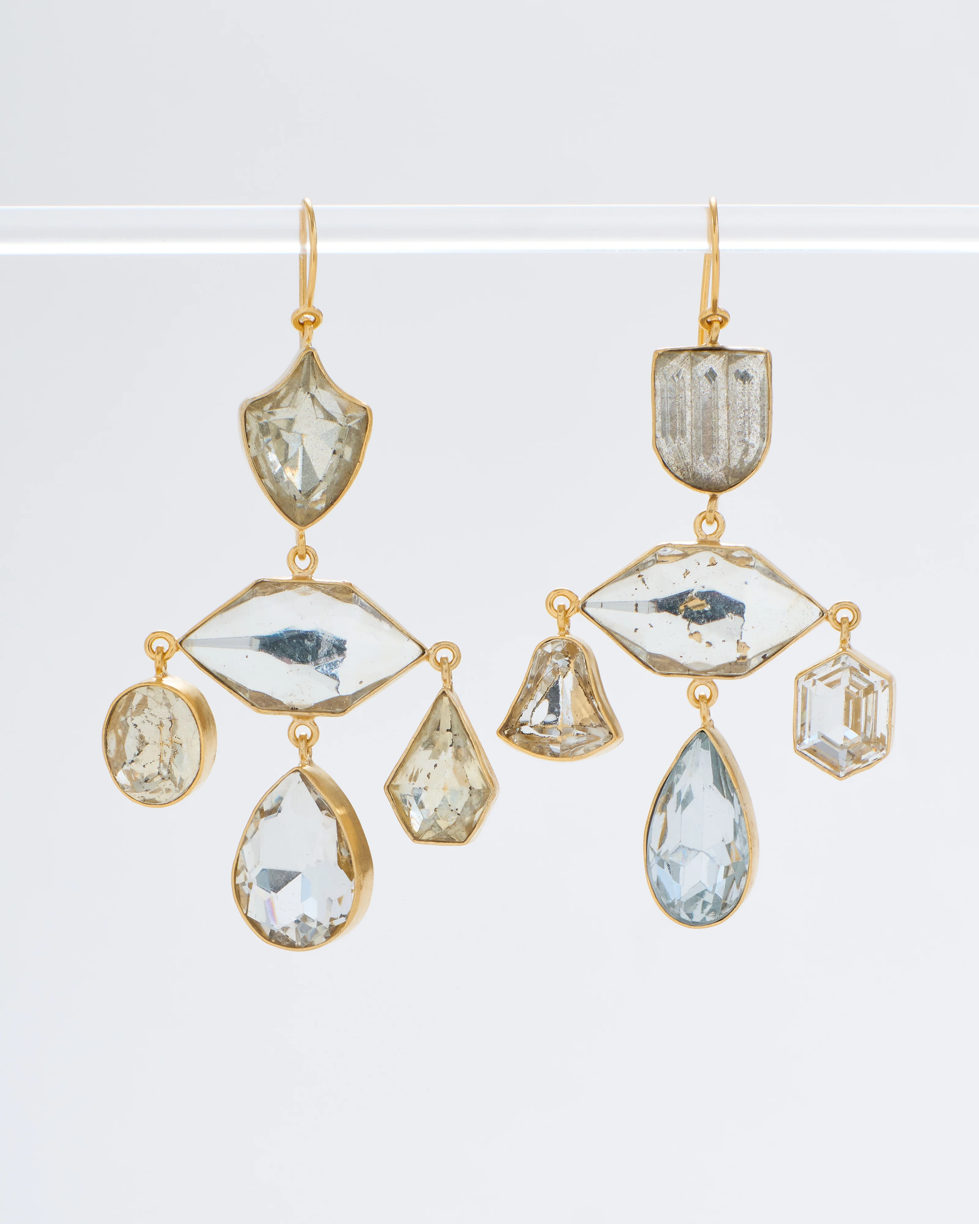 chandelier balance drop earrings - Image 4
