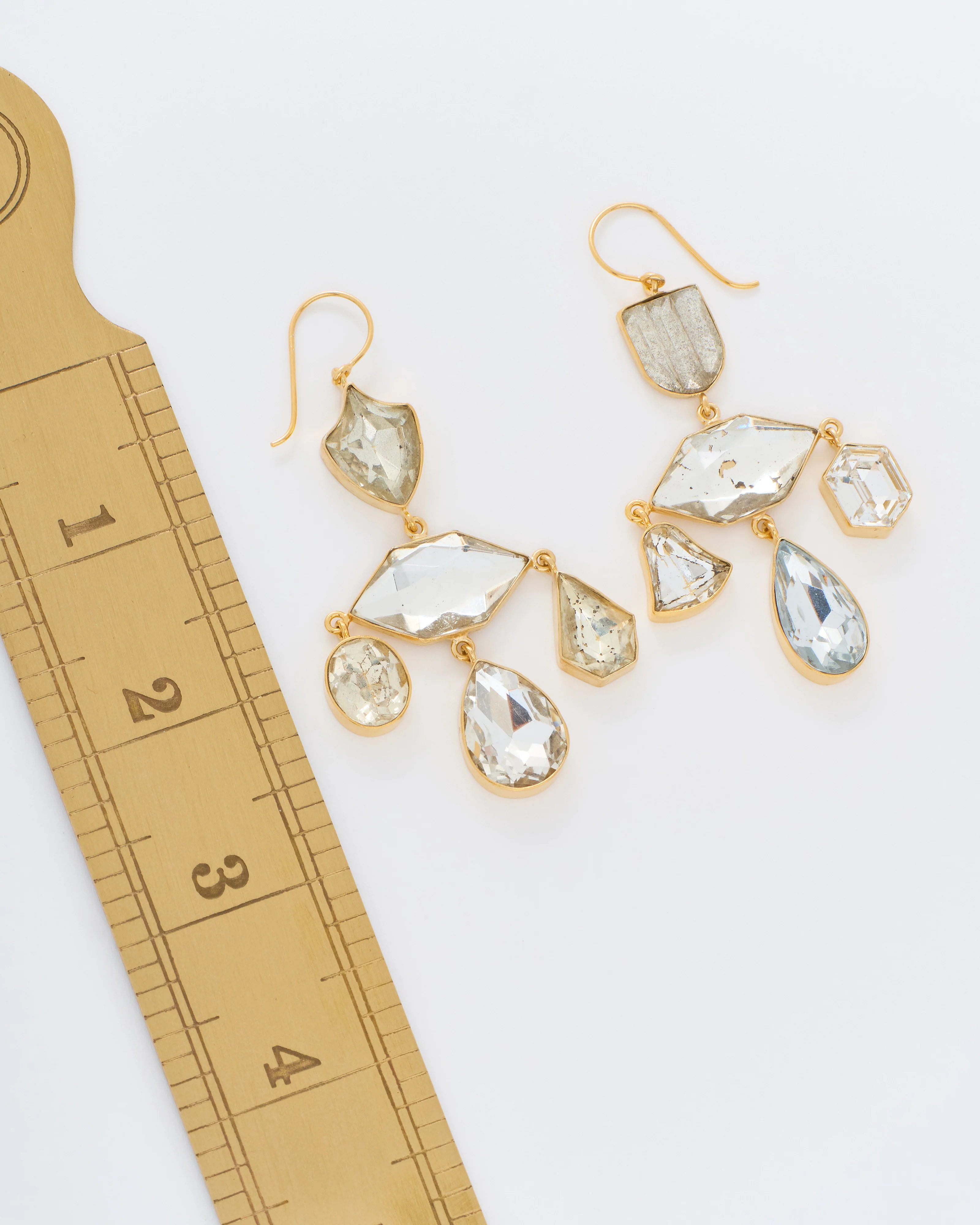 chandelier balance drop earrings - Image 7