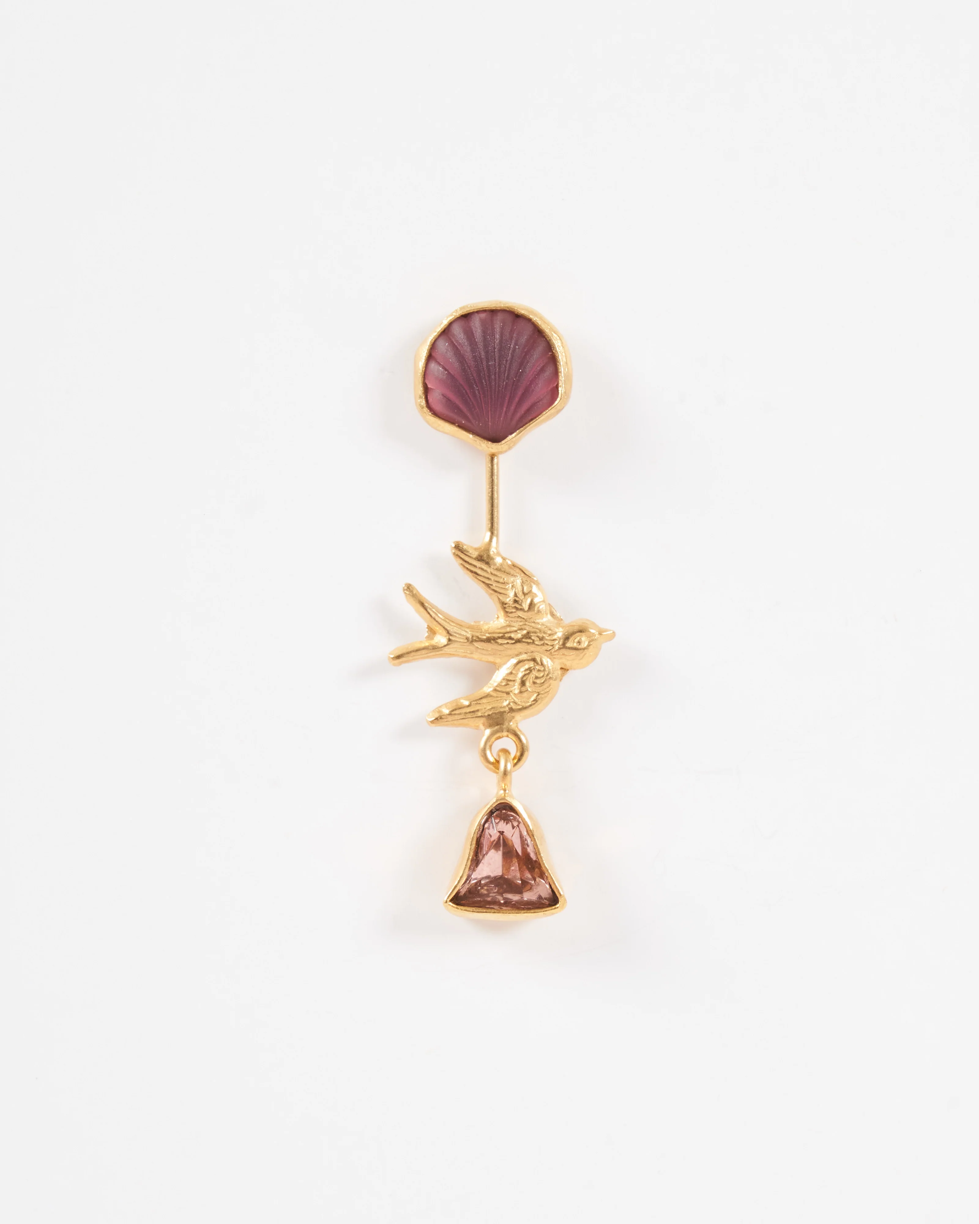double detachable victorian drop earrings - gold/multi - Image 4