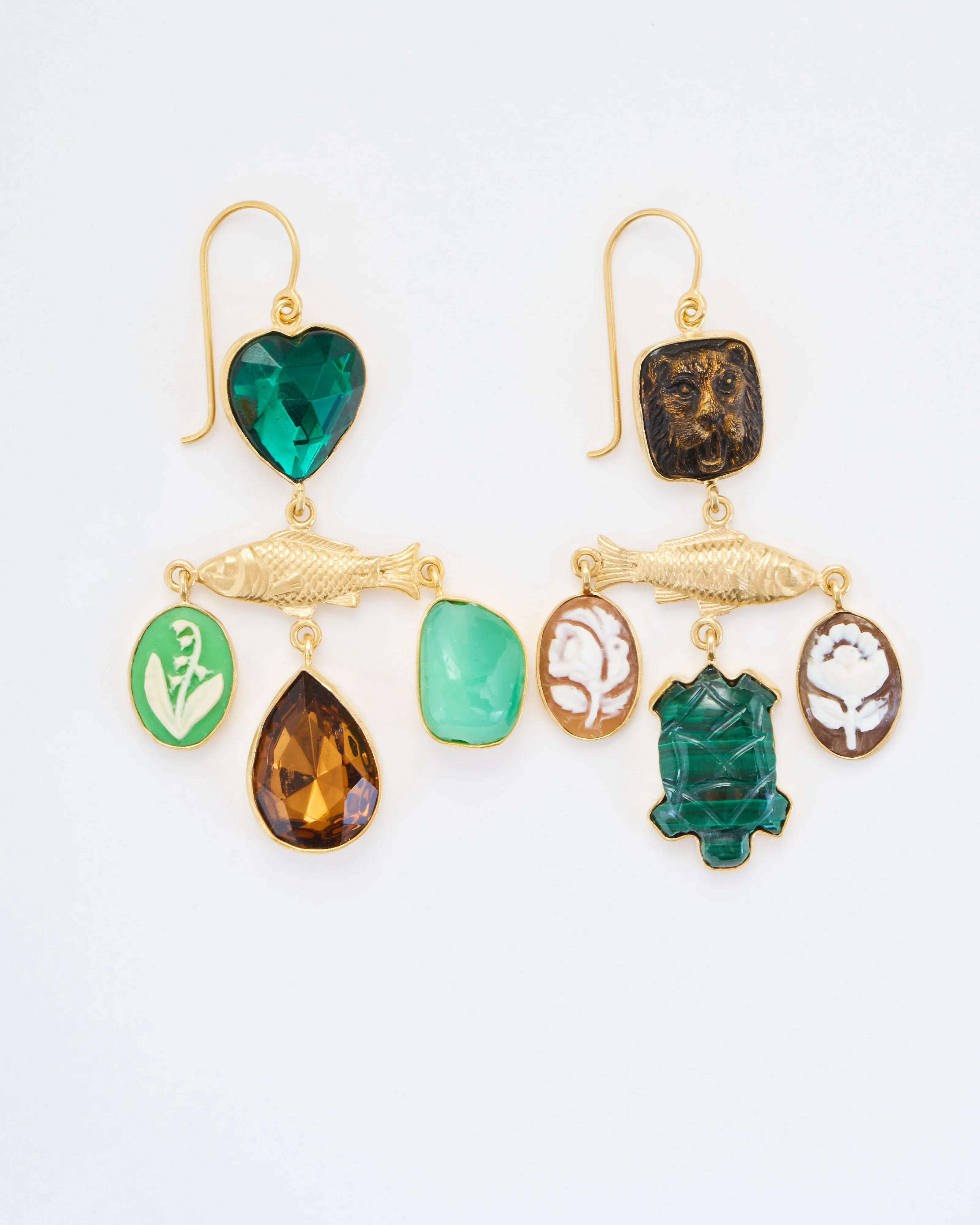 fish balance drop earrings - Image 5