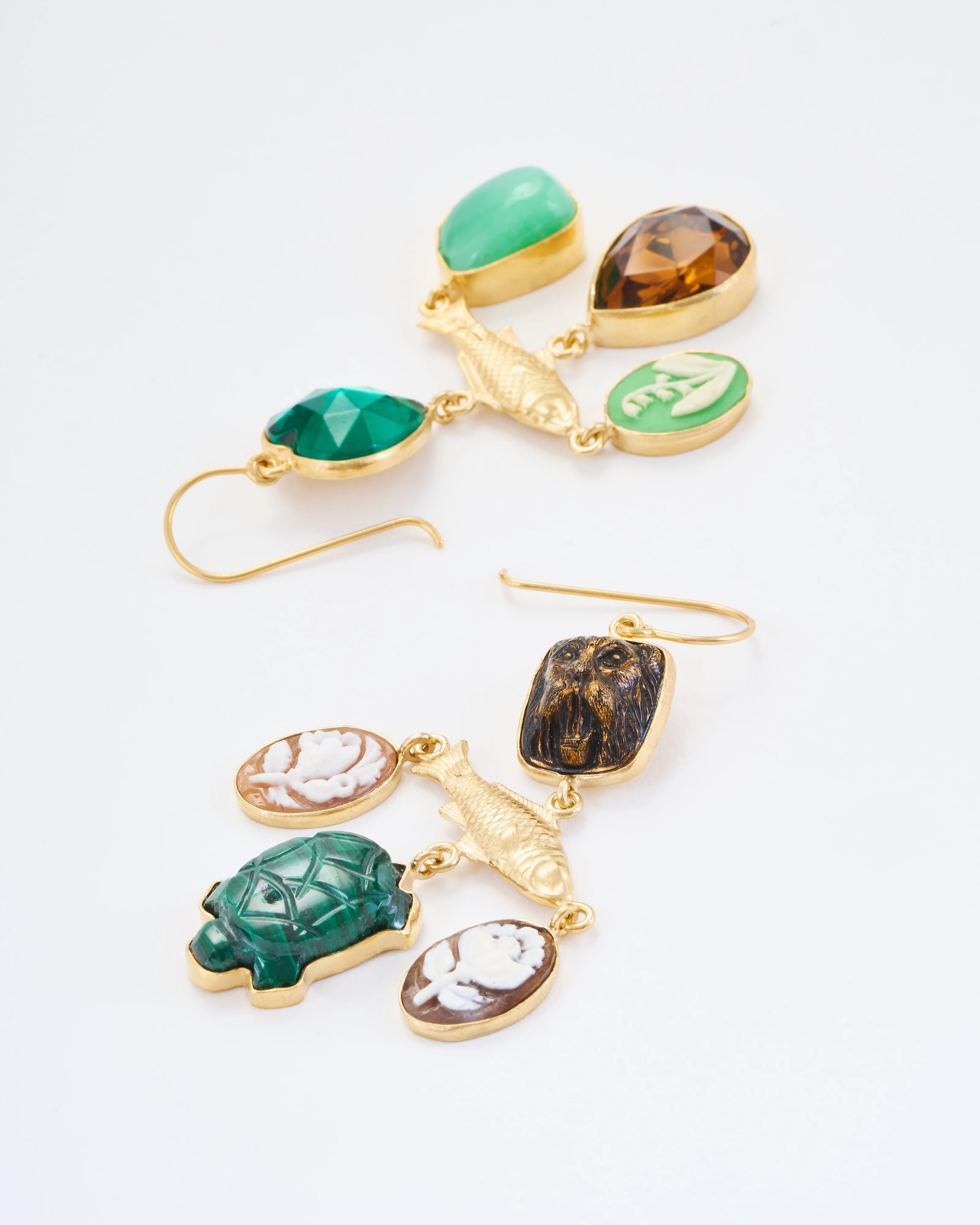 fish balance drop earrings - Image 7