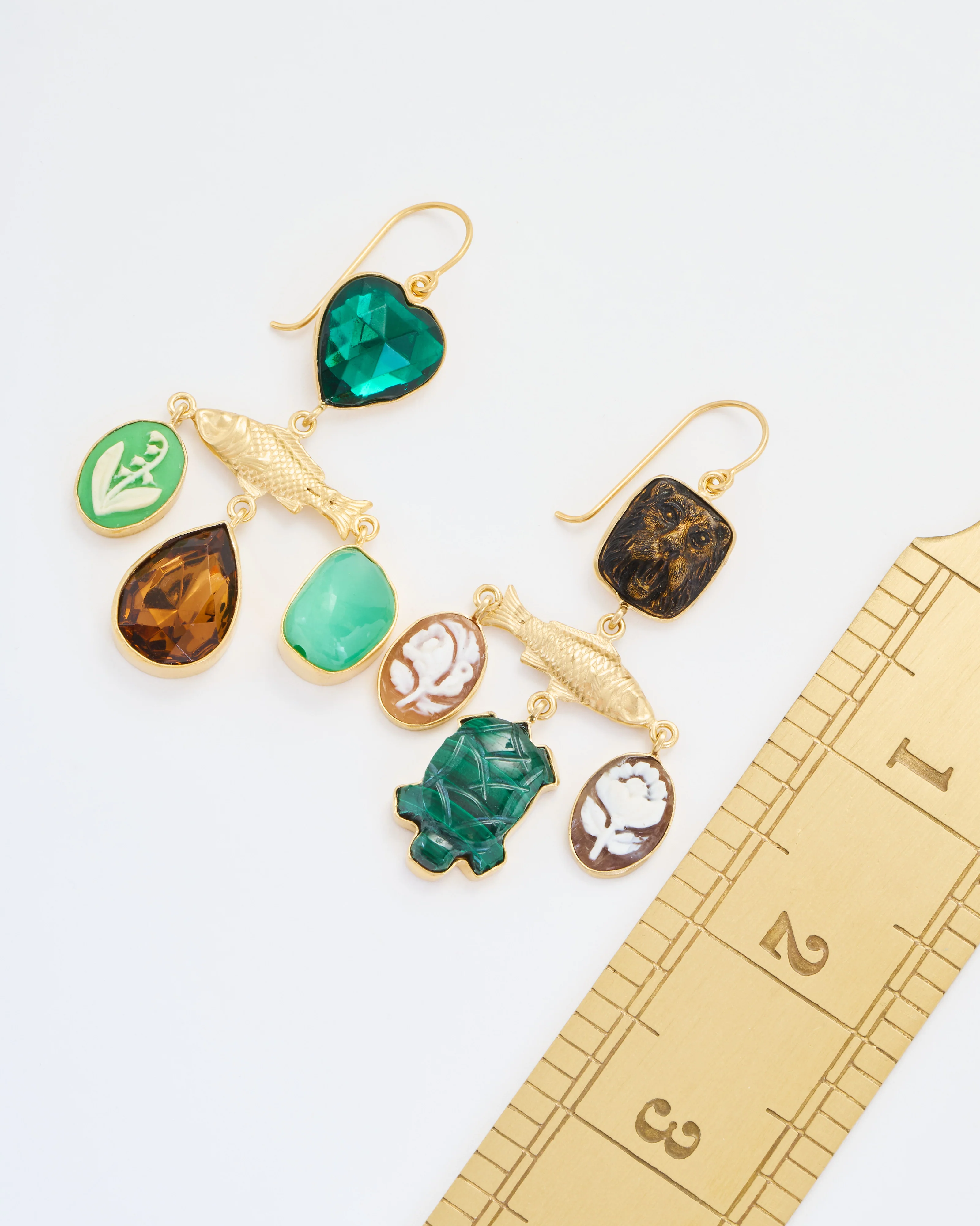 fish balance drop earrings - Image 8