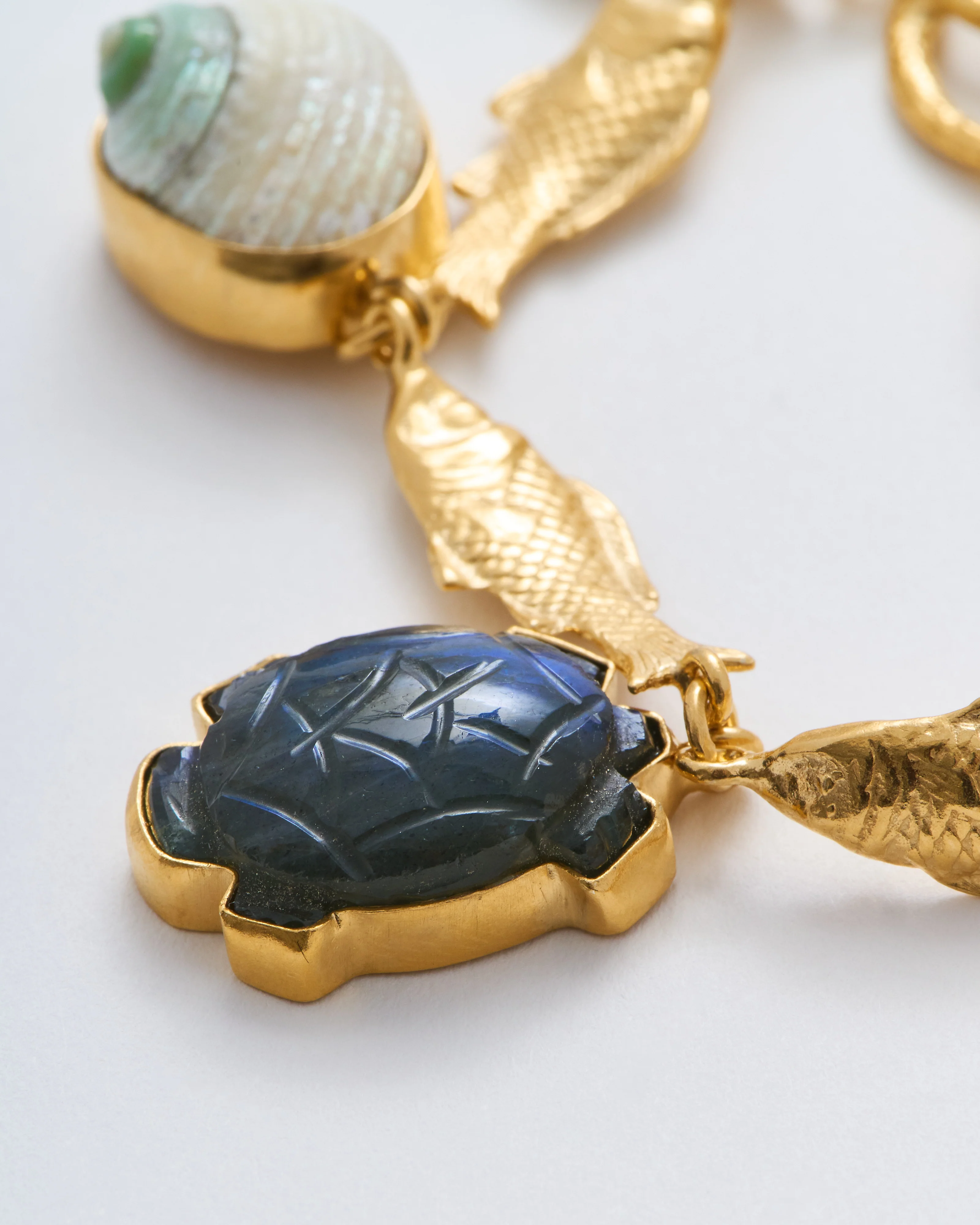 fish multi charm bracelet - Image 3
