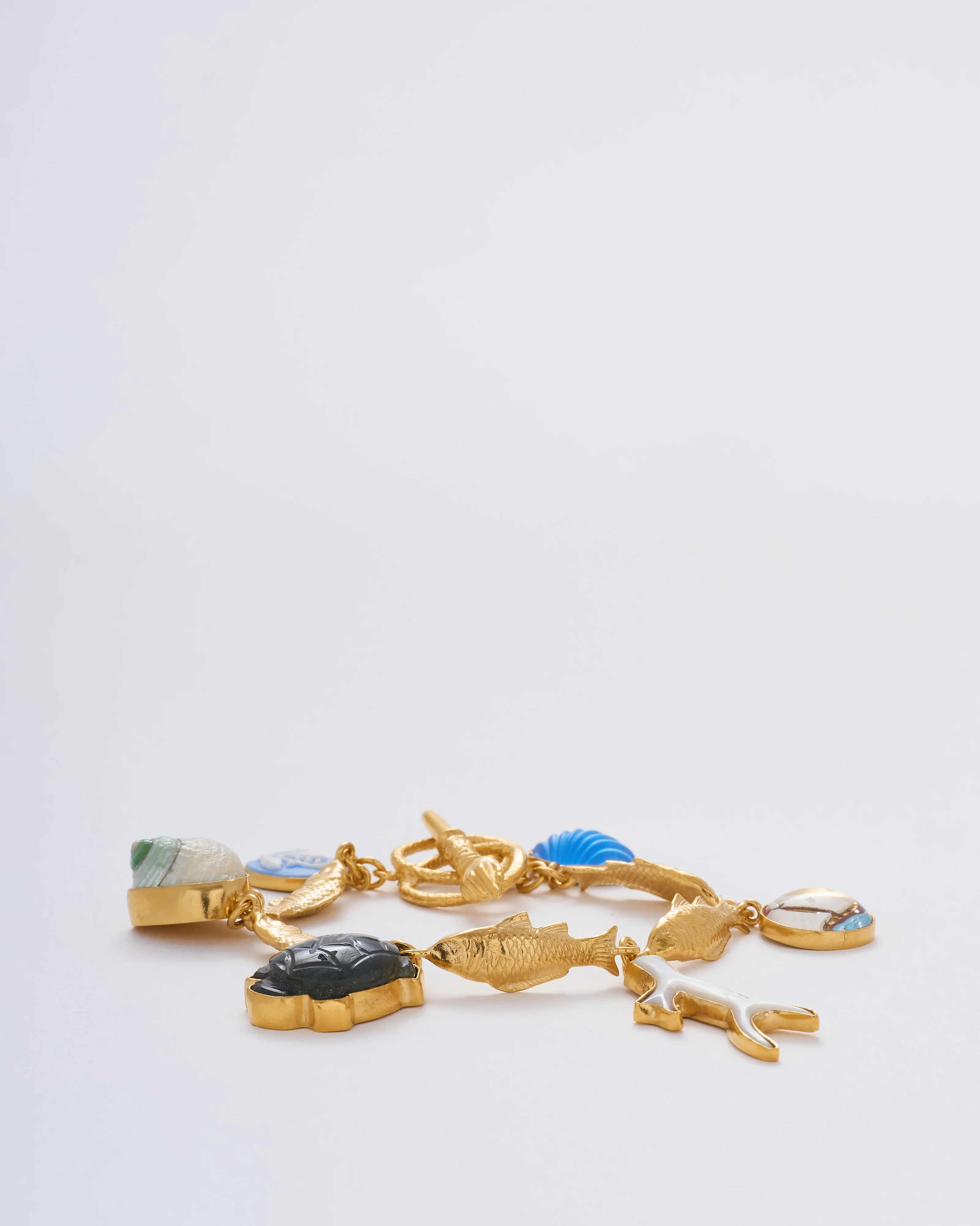 fish multi charm bracelet - Image 6
