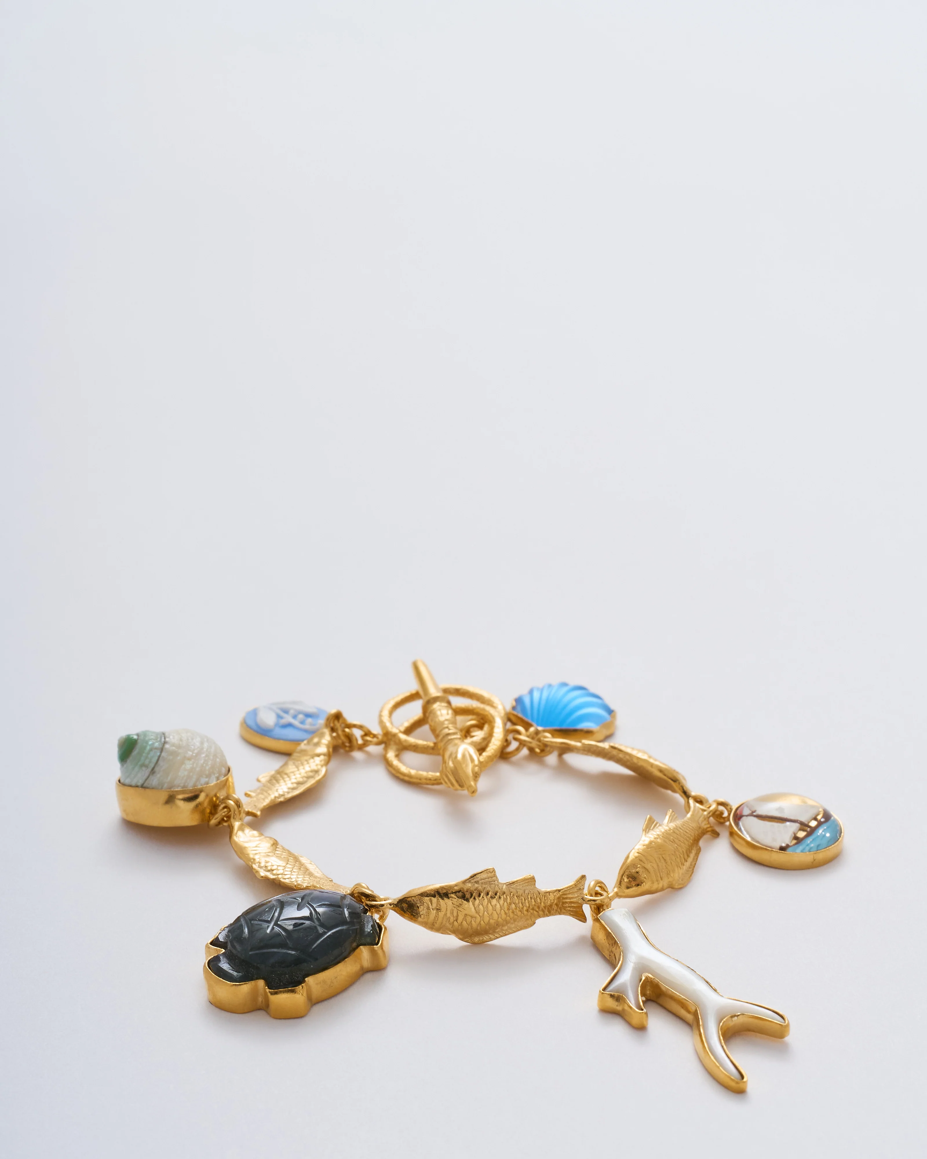 fish multi charm bracelet - Image 7