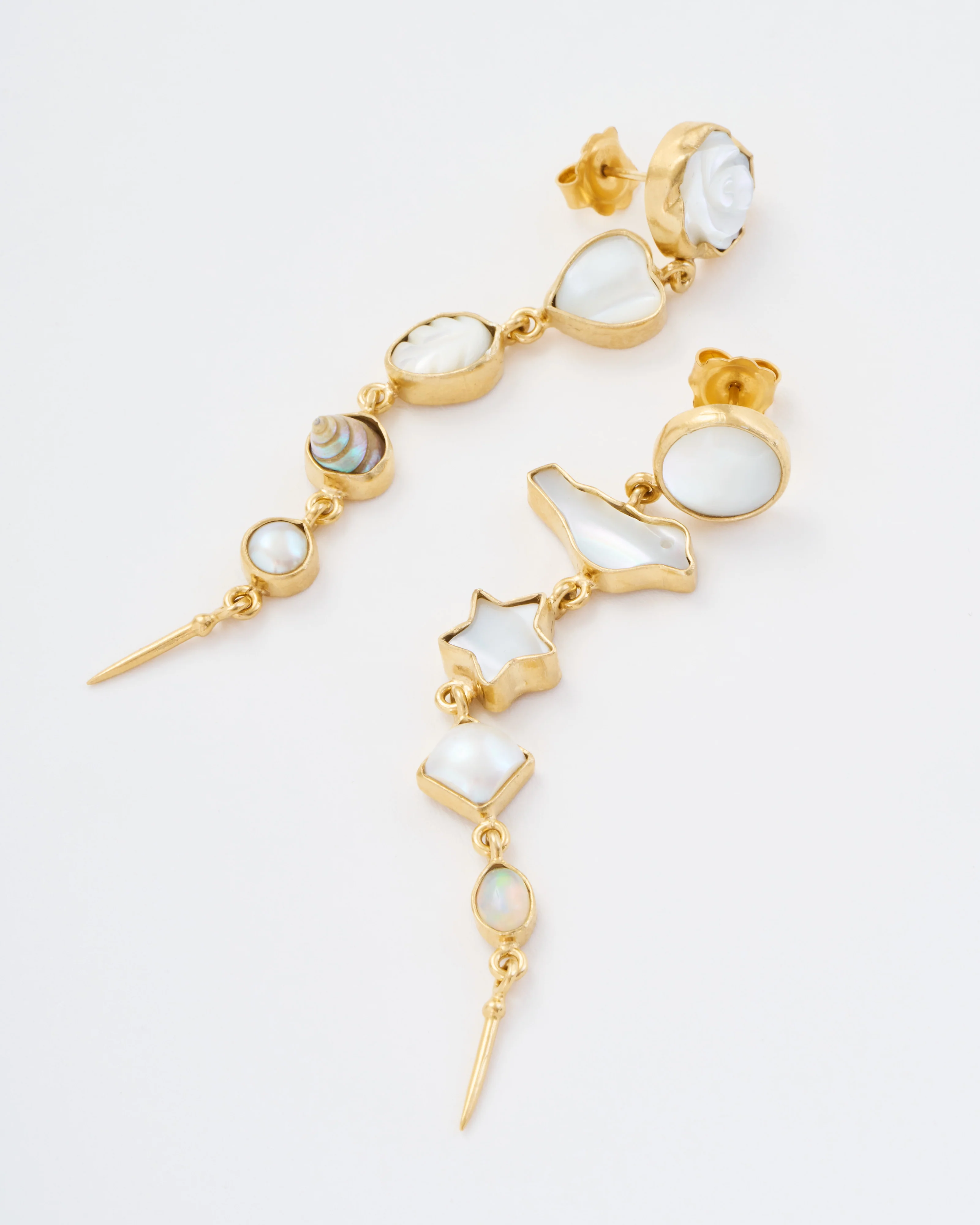 five charm victorian drop earrings - Image 3