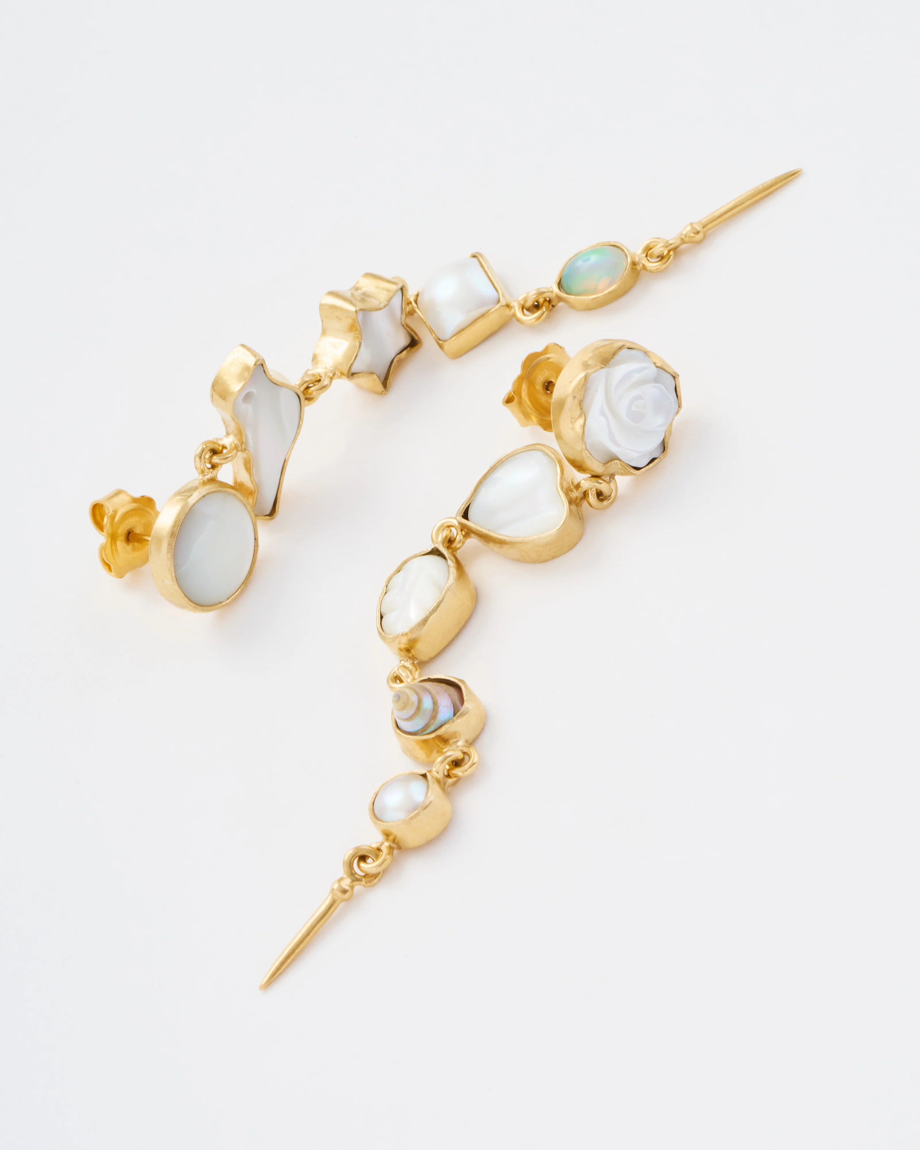 five charm victorian drop earrings - Image 4