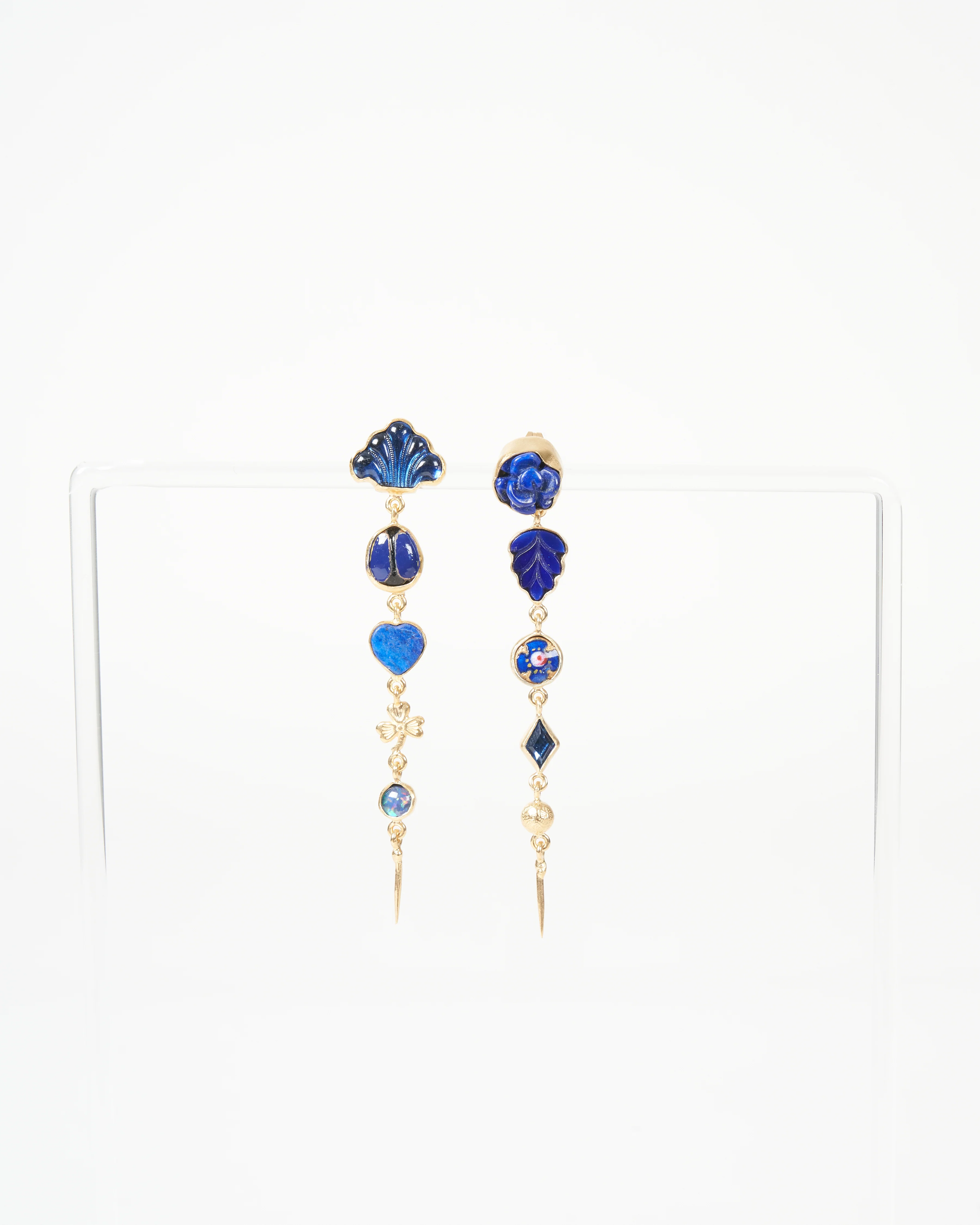 five charm with victorian drop earring - Image 4