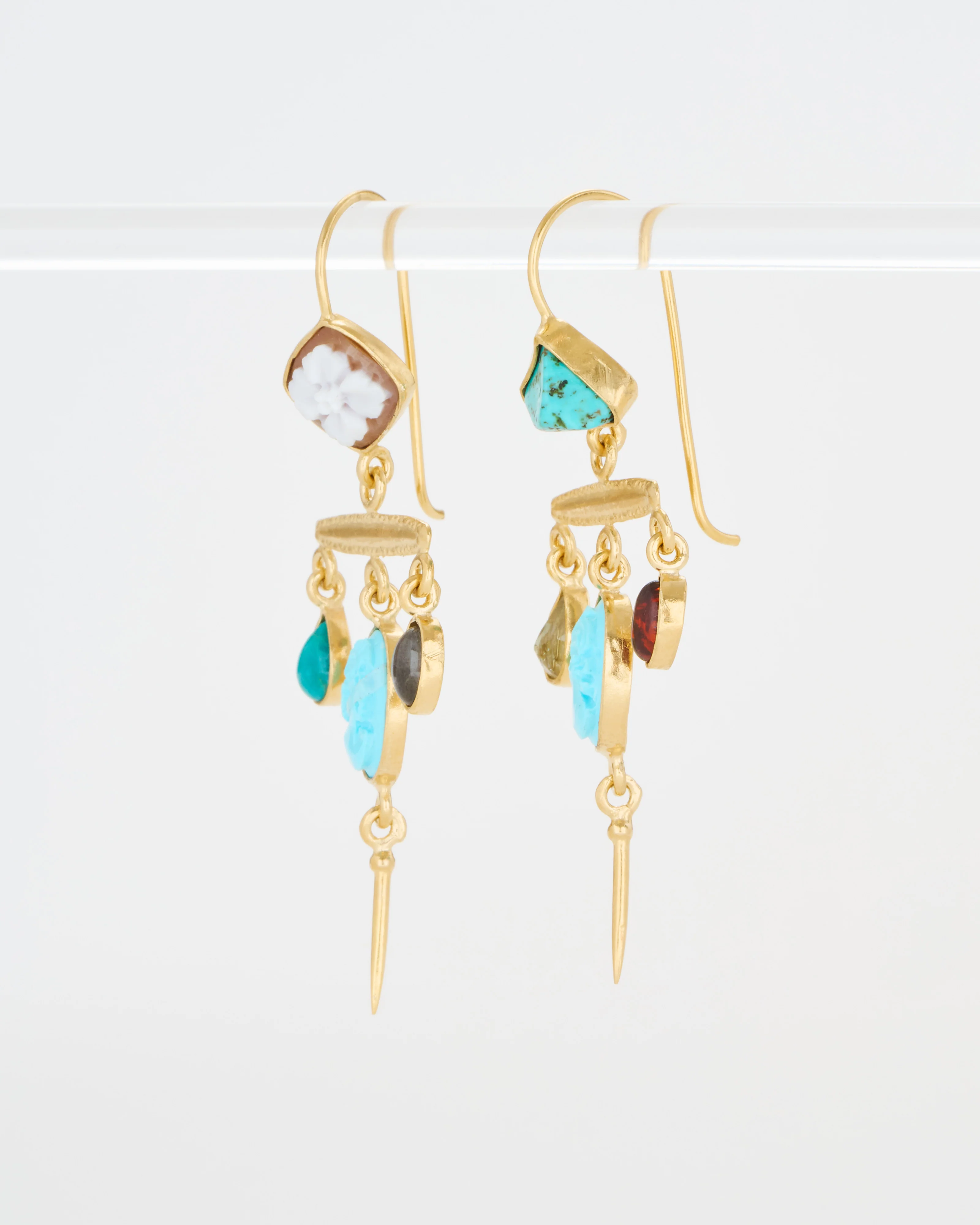 victorian pin drop earrings - Image 4